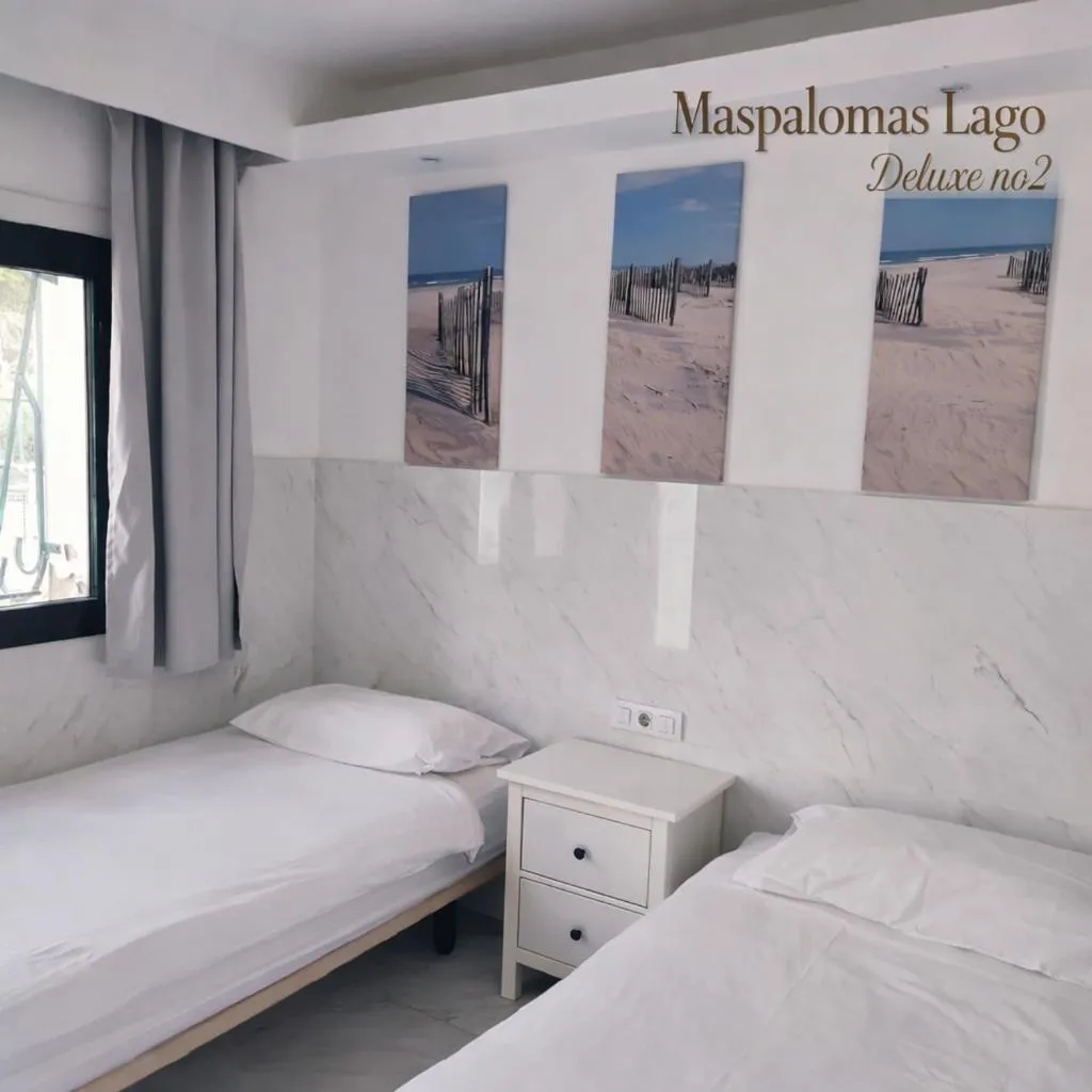 Bed in Maspalomas Lago Canary Sunset