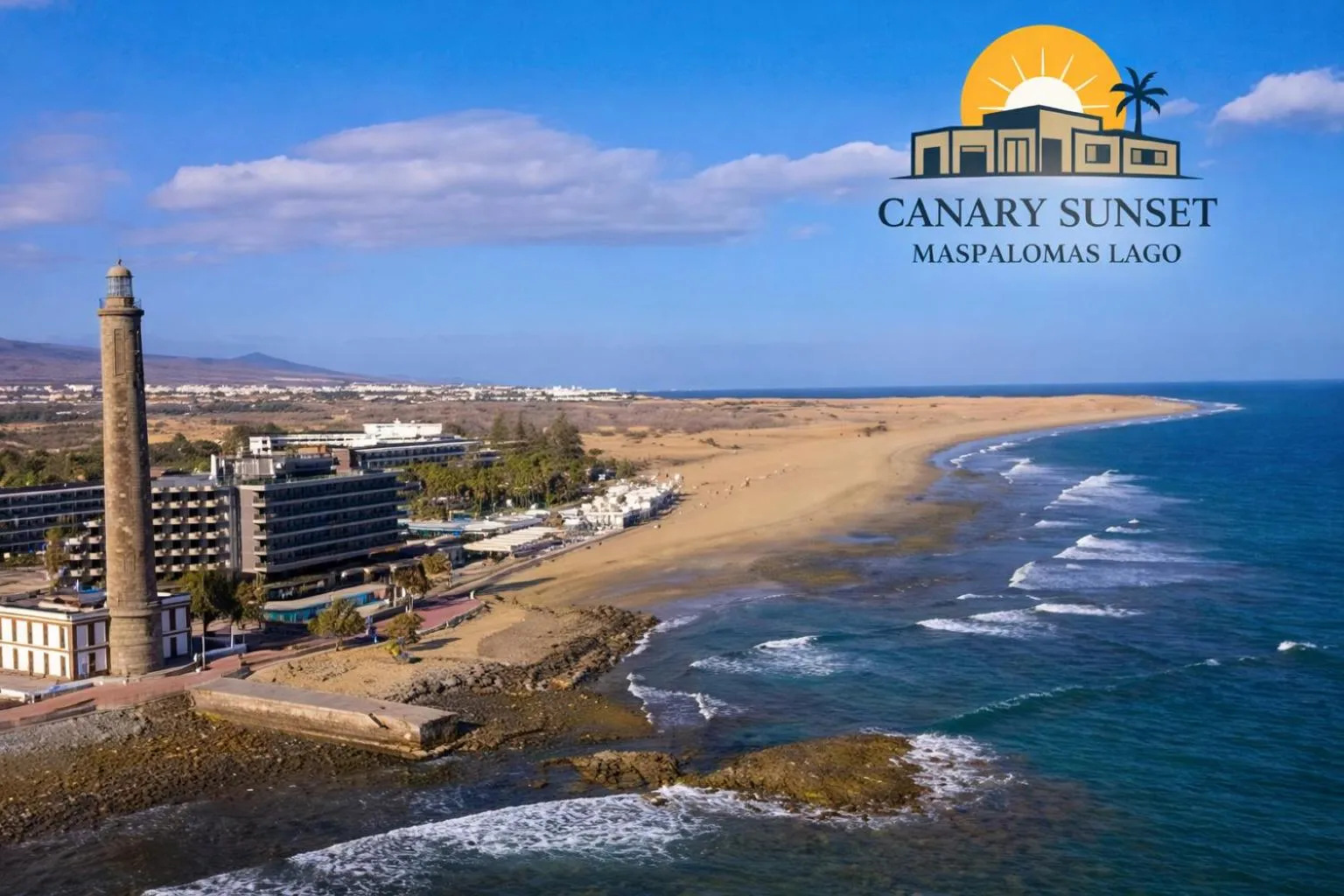 Maspalomas Lago Canary Sunset