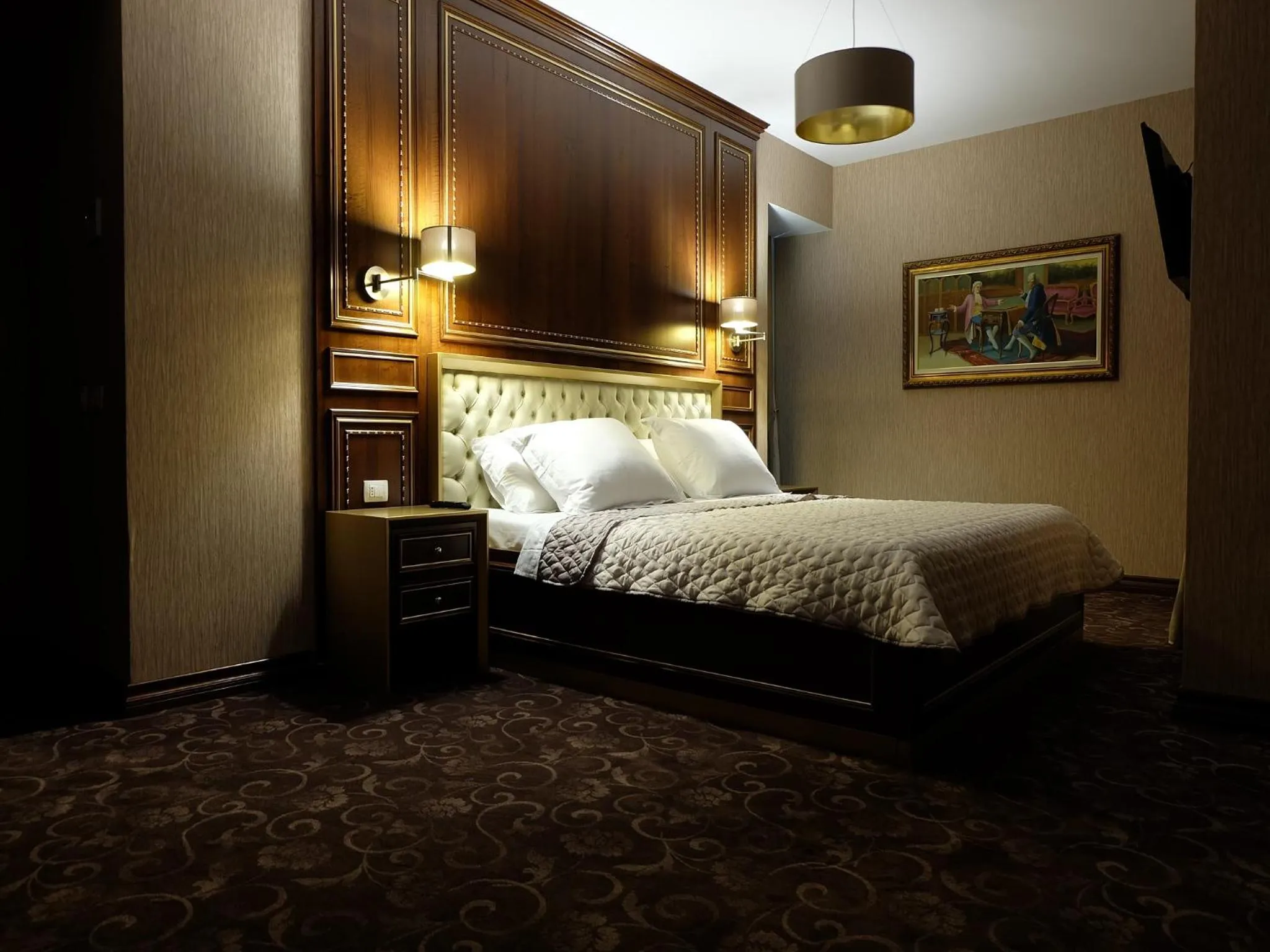 Bedroom, Bed in Rozafa Hotel