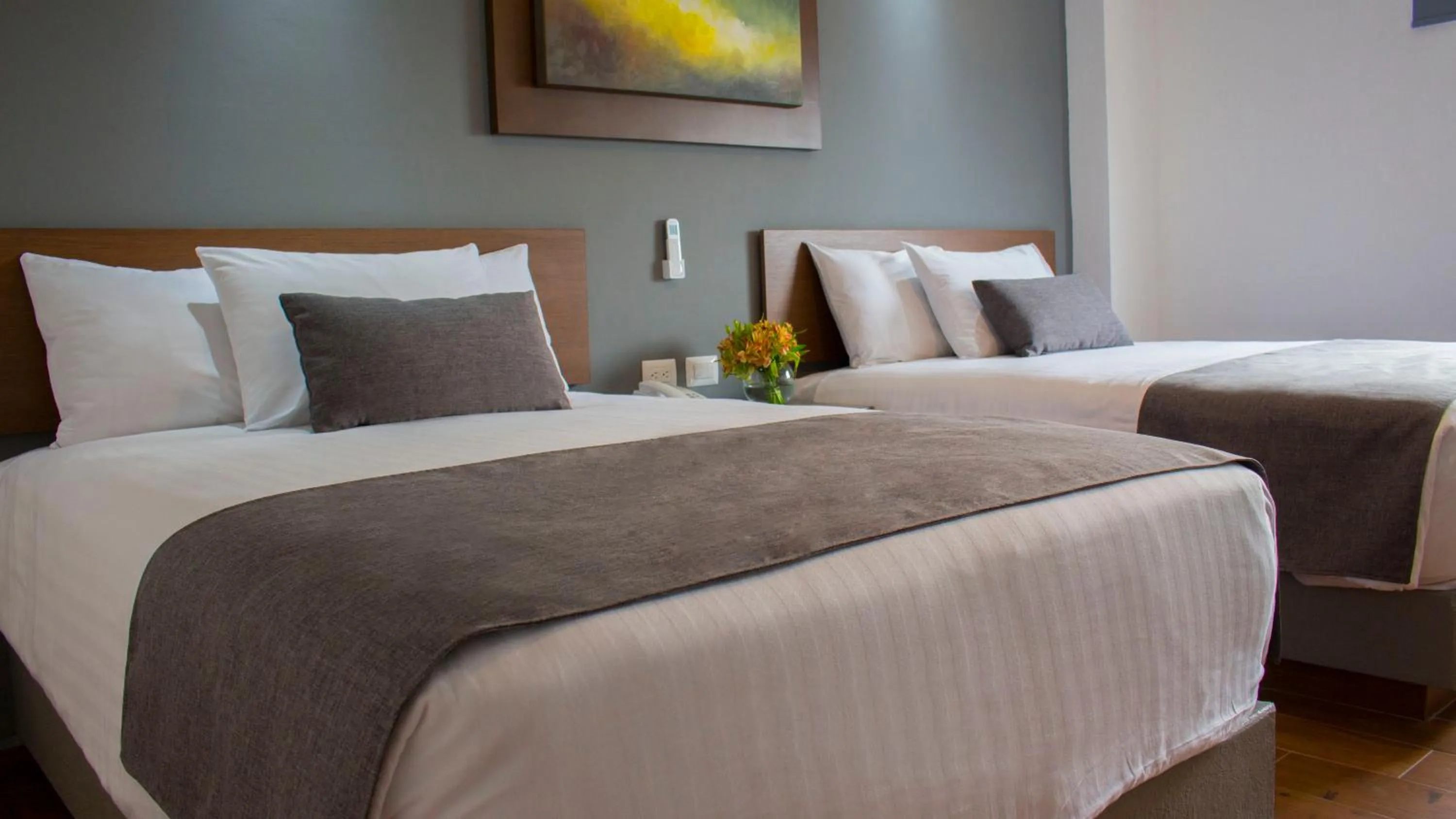 Bedroom, Bed in Eco Hotel Guadalajara Expo