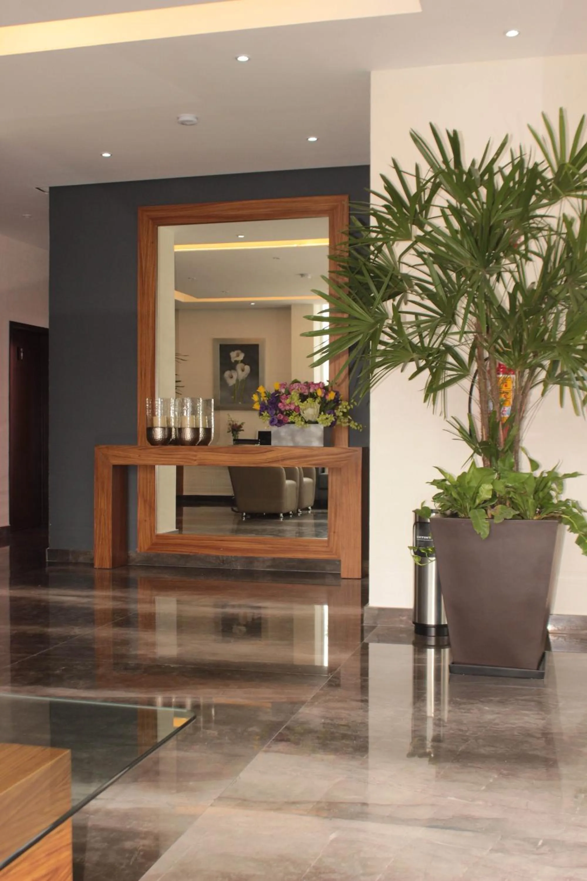 Lobby or reception in Eco Hotel Guadalajara Expo