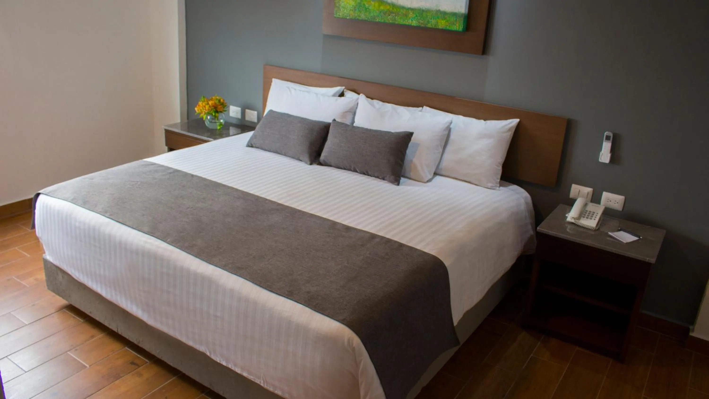 Bedroom, Bed in Eco Hotel Guadalajara Expo