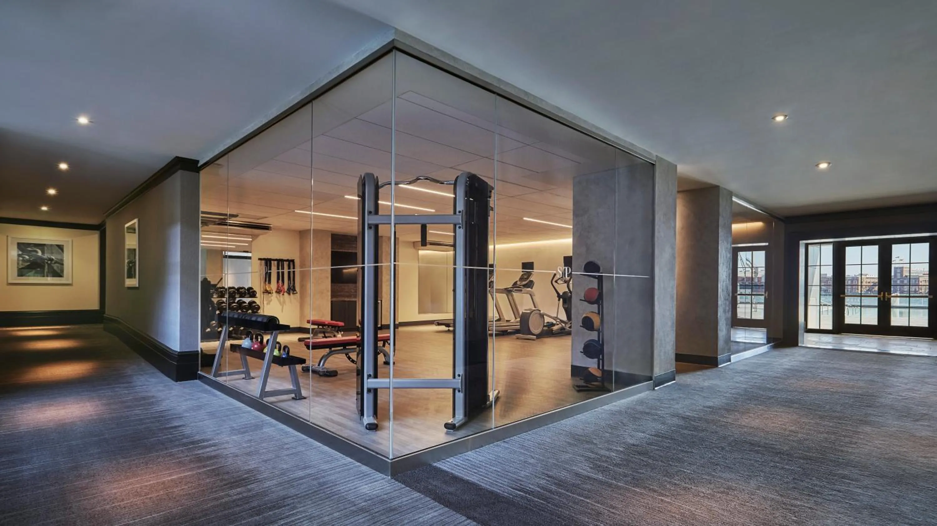 Fitness centre/facilities, Bed in Pendry Baltimore