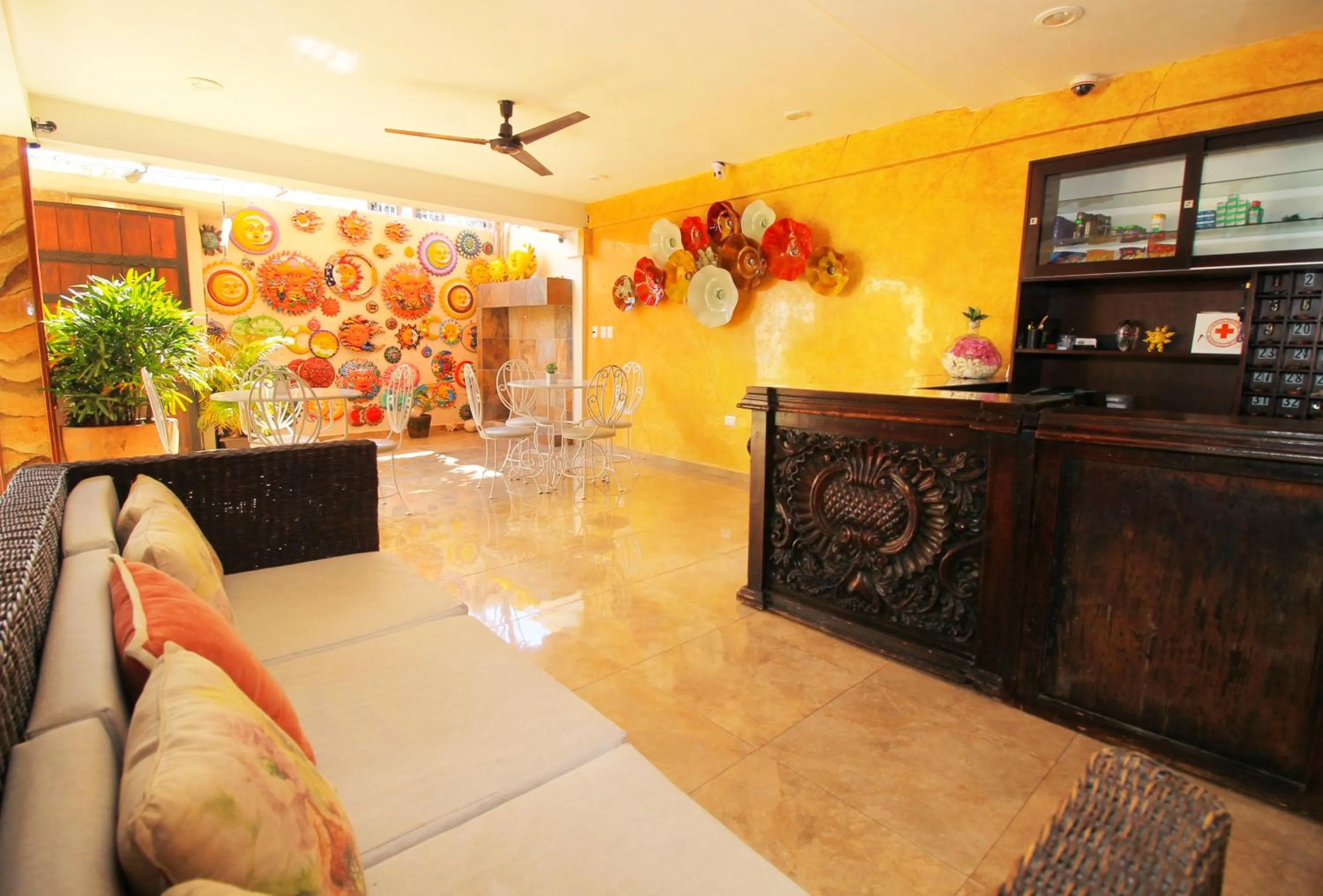 Lobby or reception in Papagayo Hotel Boutique