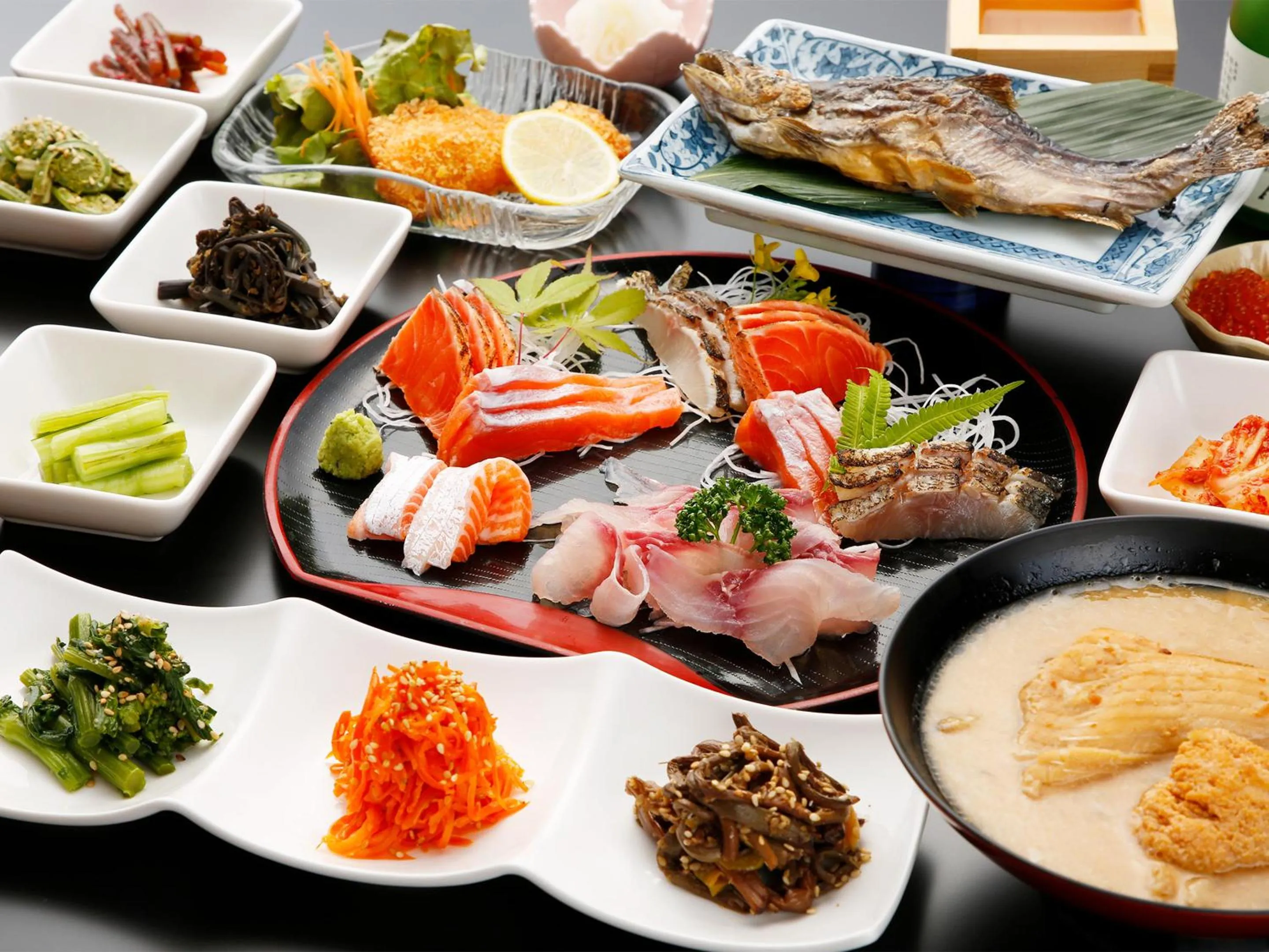 Dinner in Oyado Fubuki