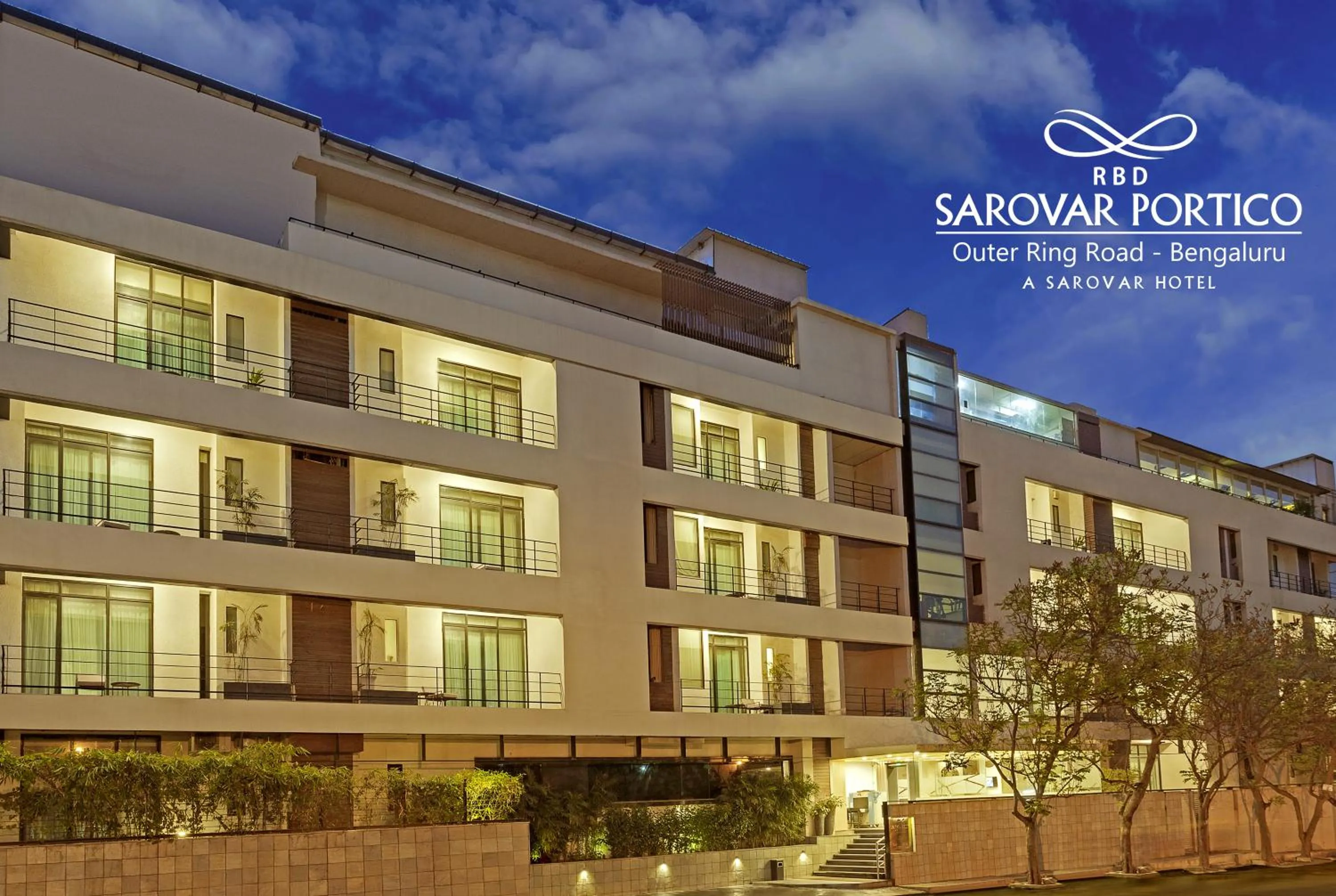 Property building in Sarovar Portico Outer Ring Road