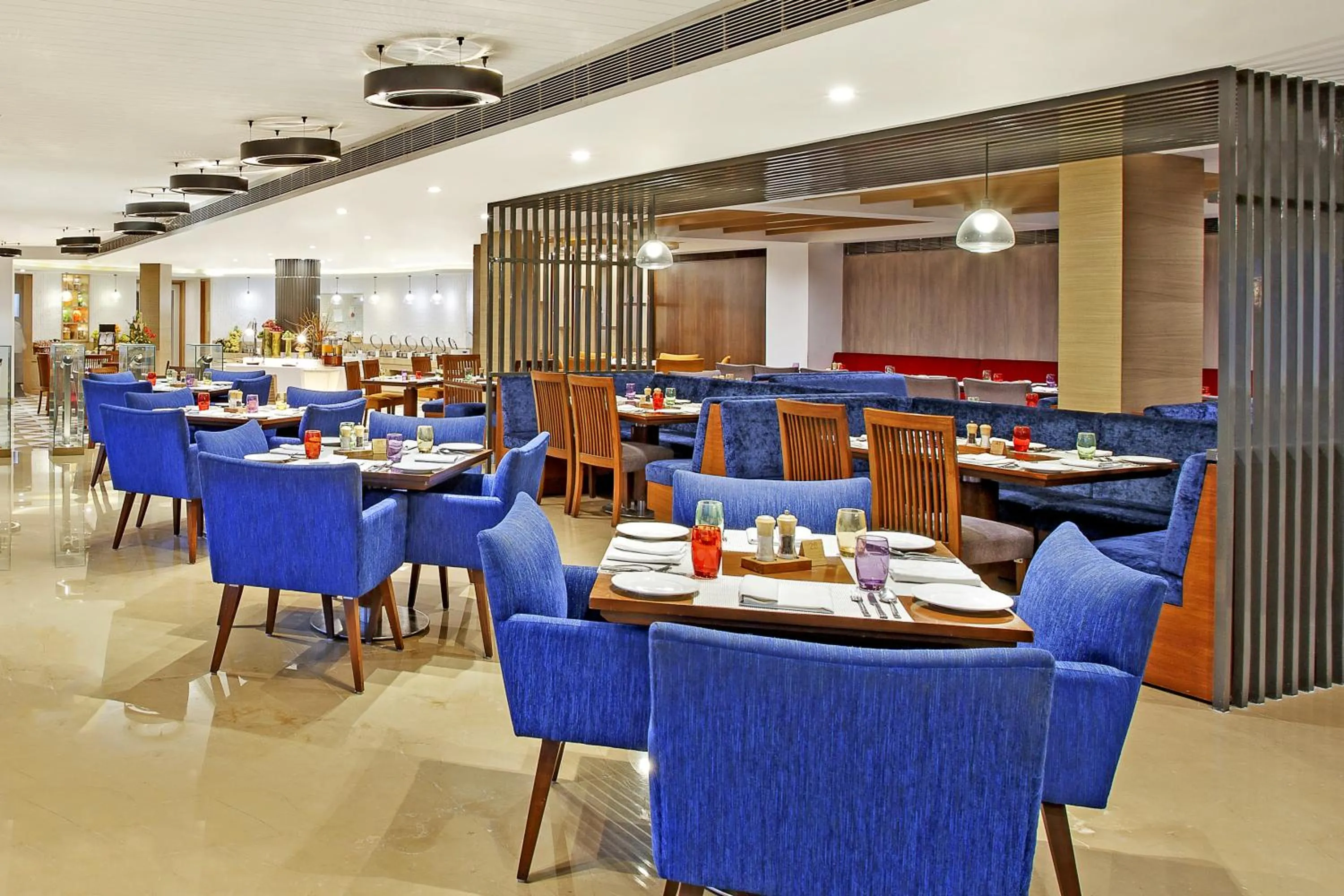 Restaurant/places to eat in Sarovar Portico Outer Ring Road