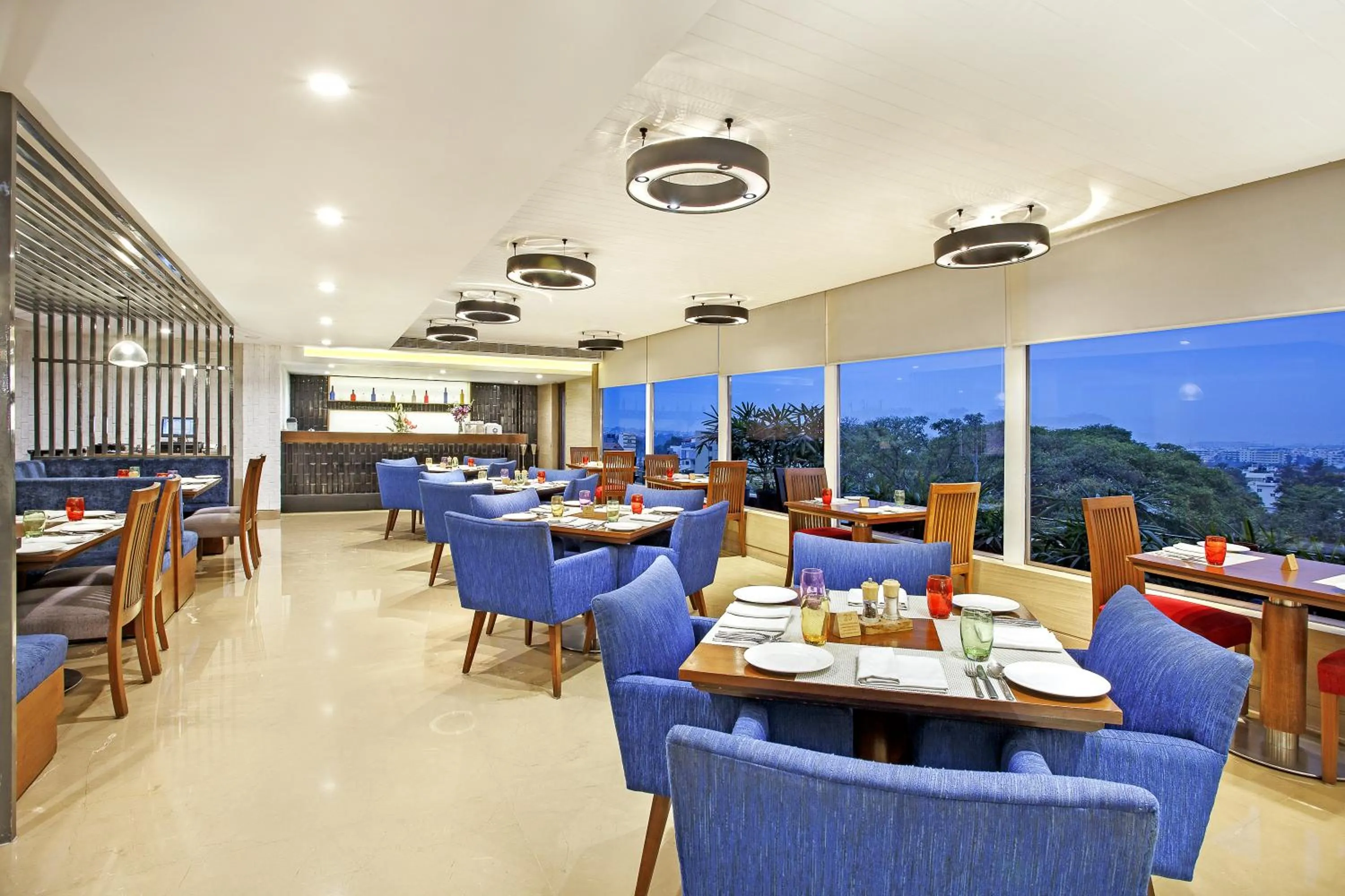 Restaurant/places to eat in Sarovar Portico Outer Ring Road