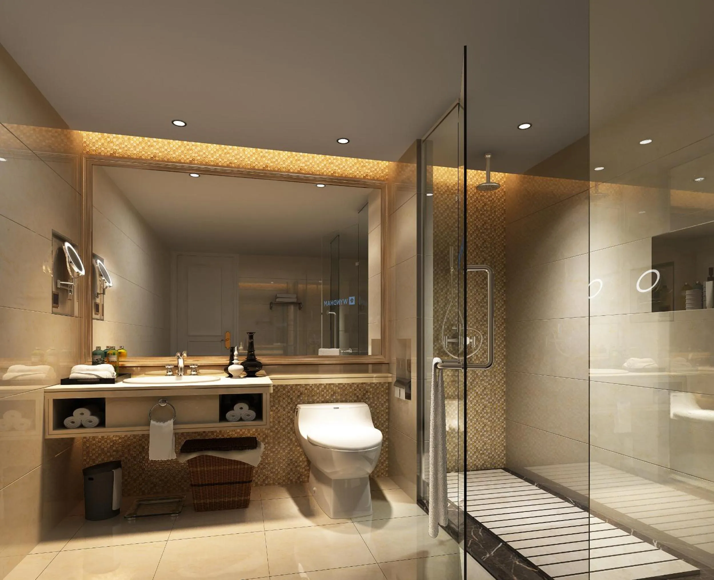 Bathroom in Wyndham Hainan Clearwater Bay Resort