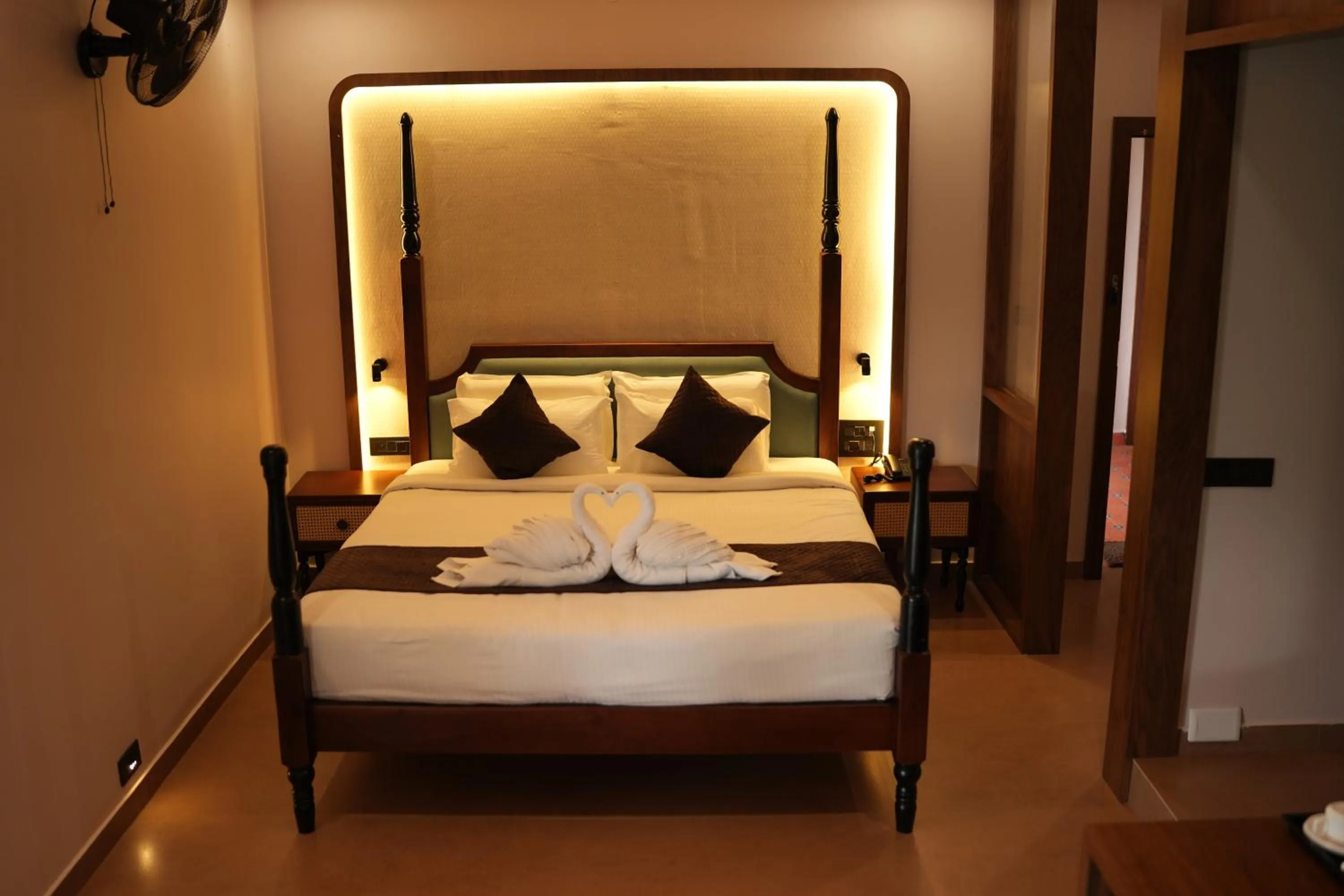 Bed in Palm Era Resorts