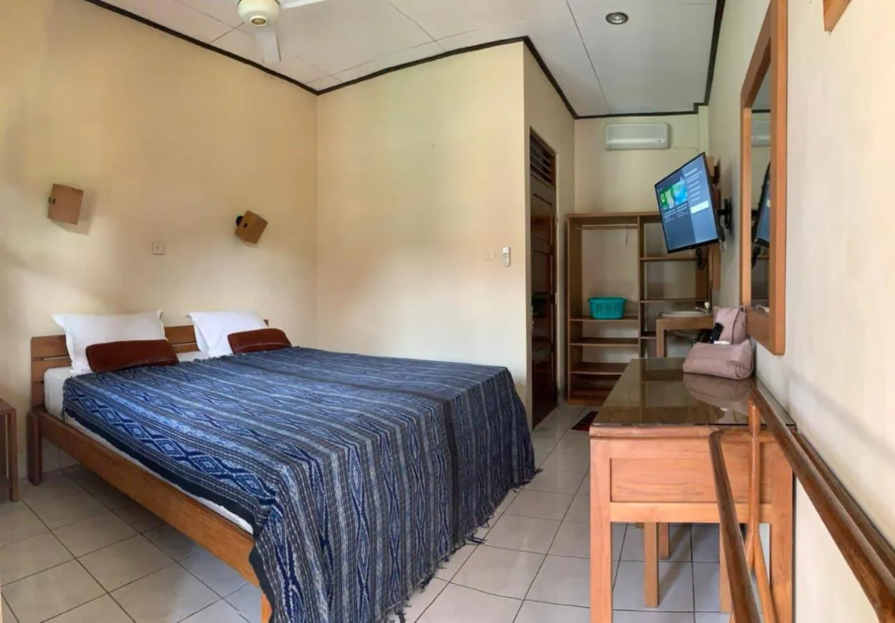 Bed in Prambanan Guesthouse