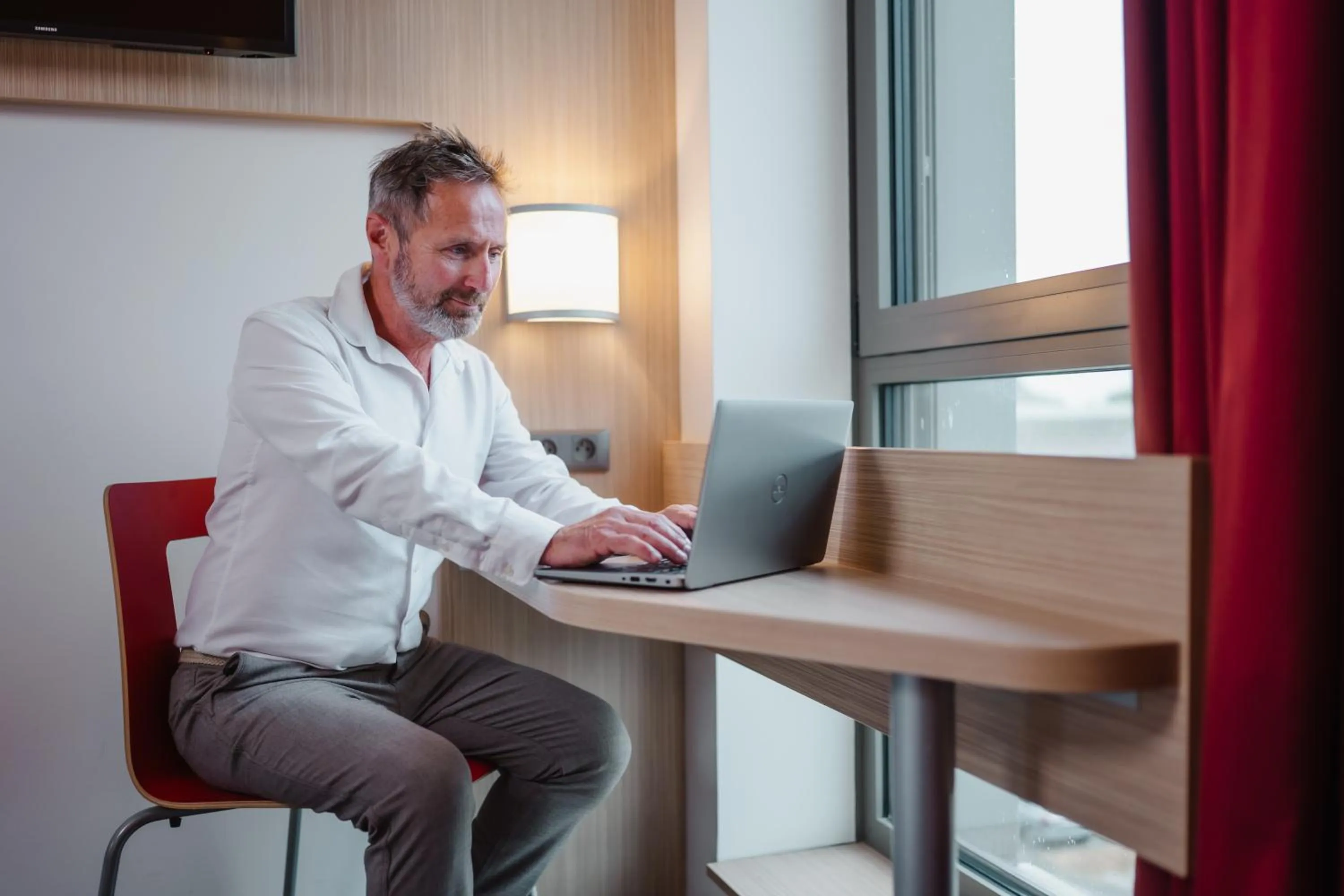 Bedroom in Premiere Classe Le Havre Centre-LES DOCKS
