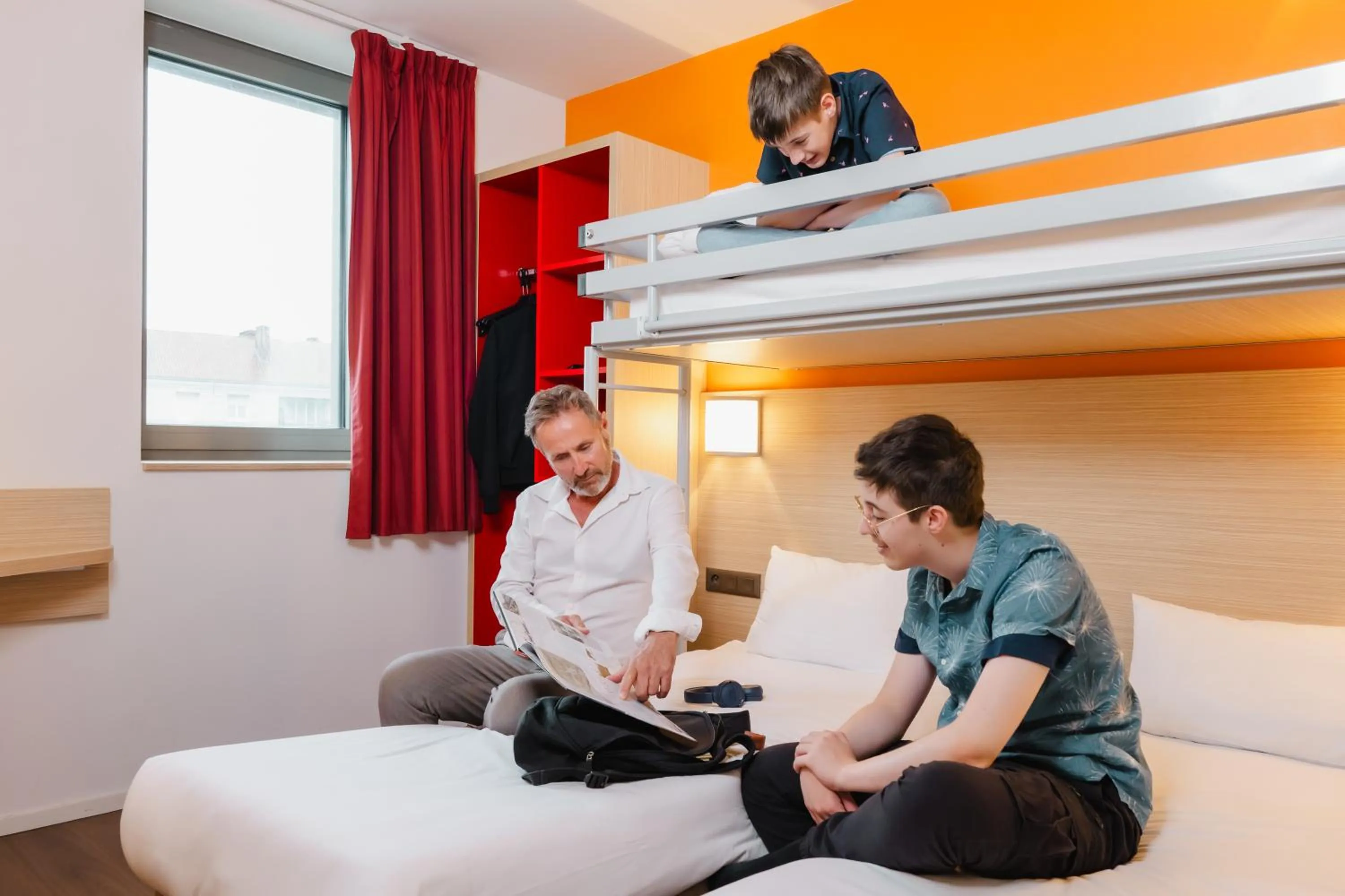 Bedroom, Bed in Premiere Classe Le Havre Centre-LES DOCKS