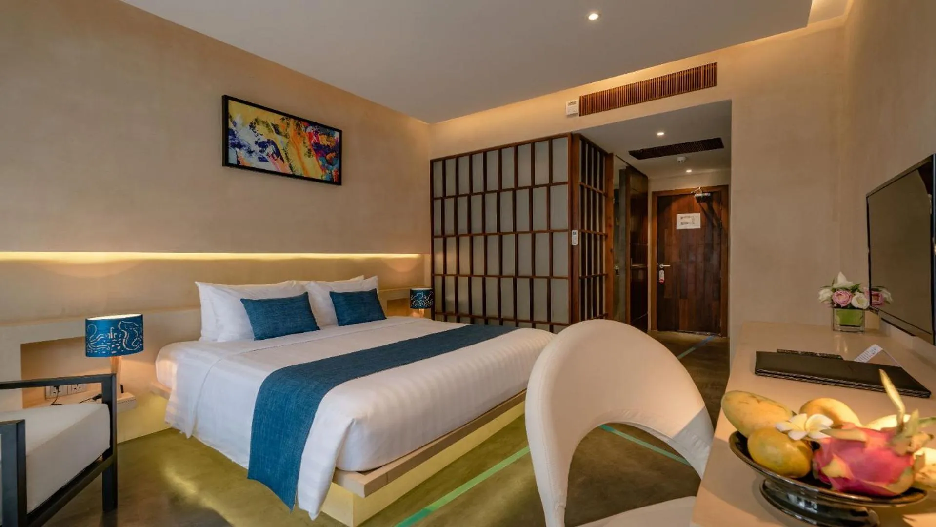 Bed in Sakmut Boutique Hotel