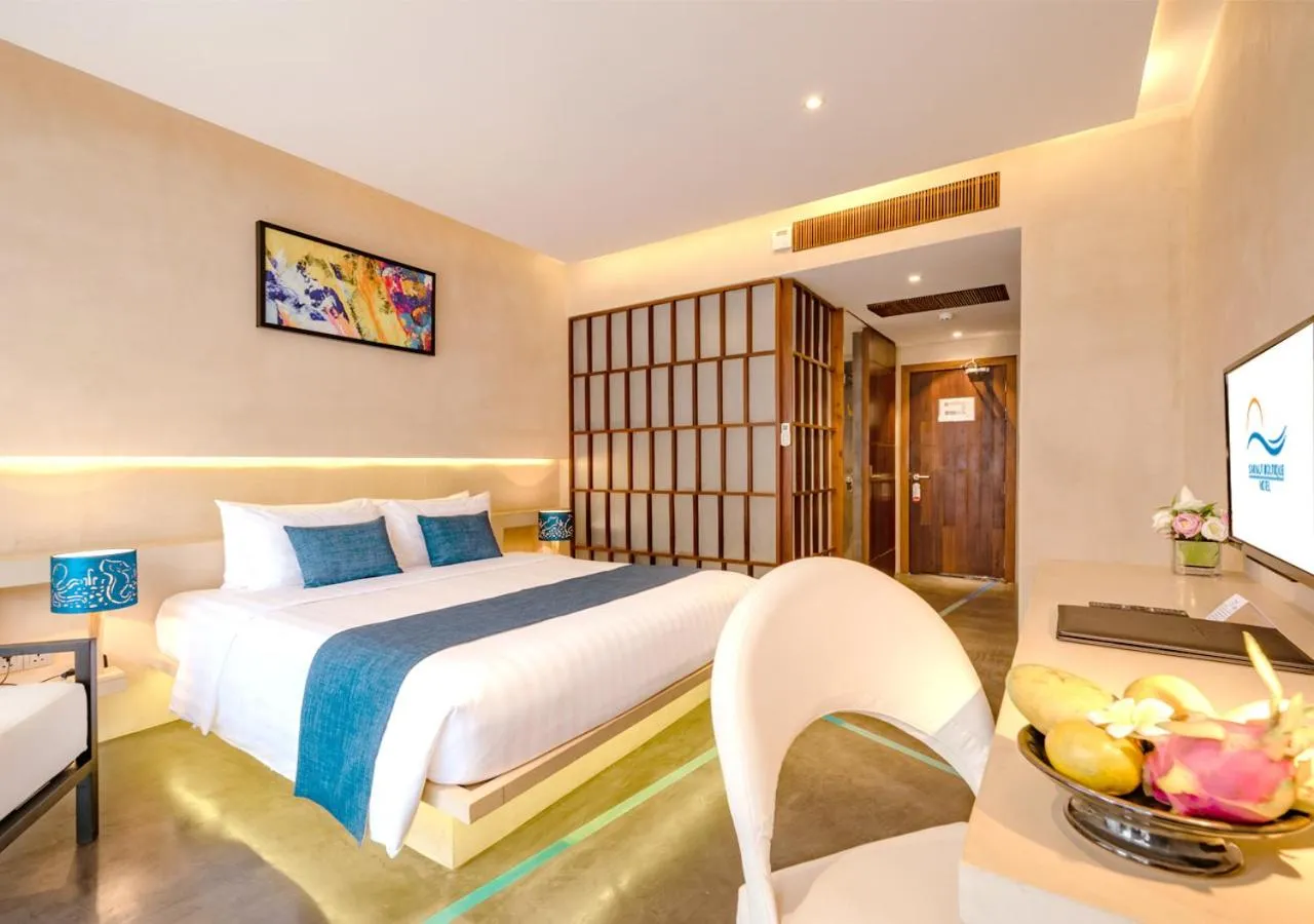 Bathroom, Bed in Sakmut Boutique Hotel