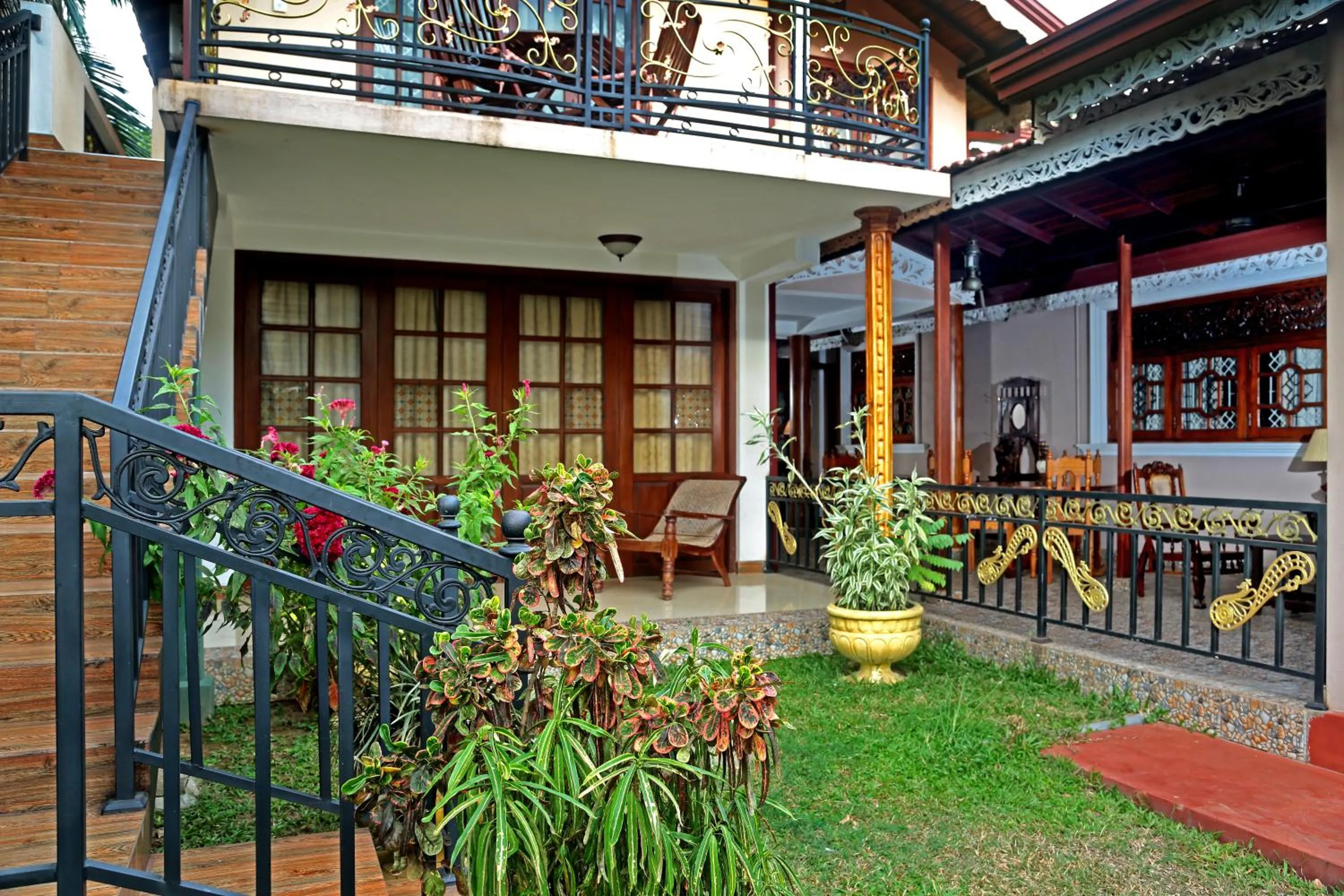 Garden view in The Castle