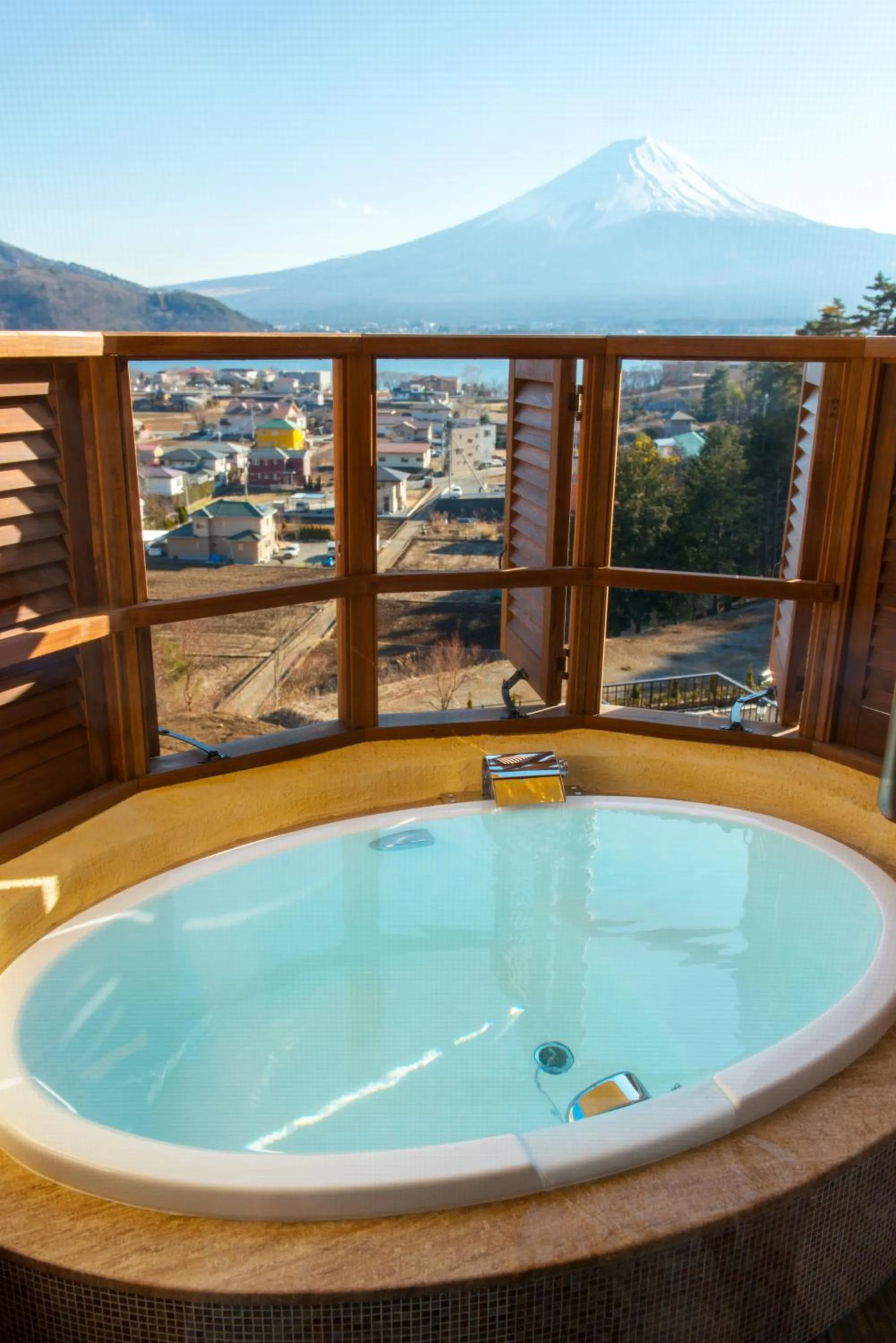 Bathroom in La Vista Fujikawaguchiko