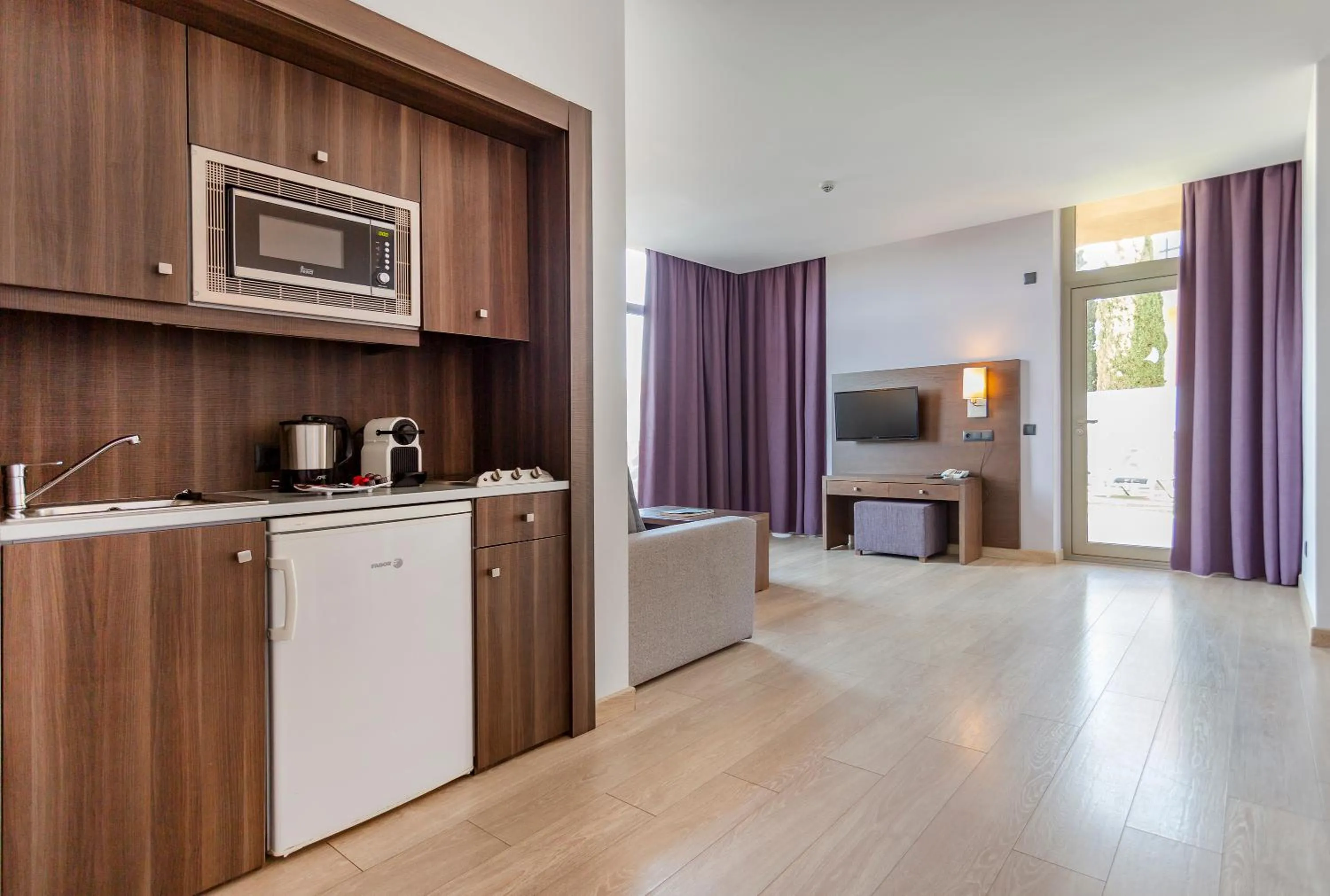 Kitchen or kitchenette in Marins Beach Club - Adults Only Hotel