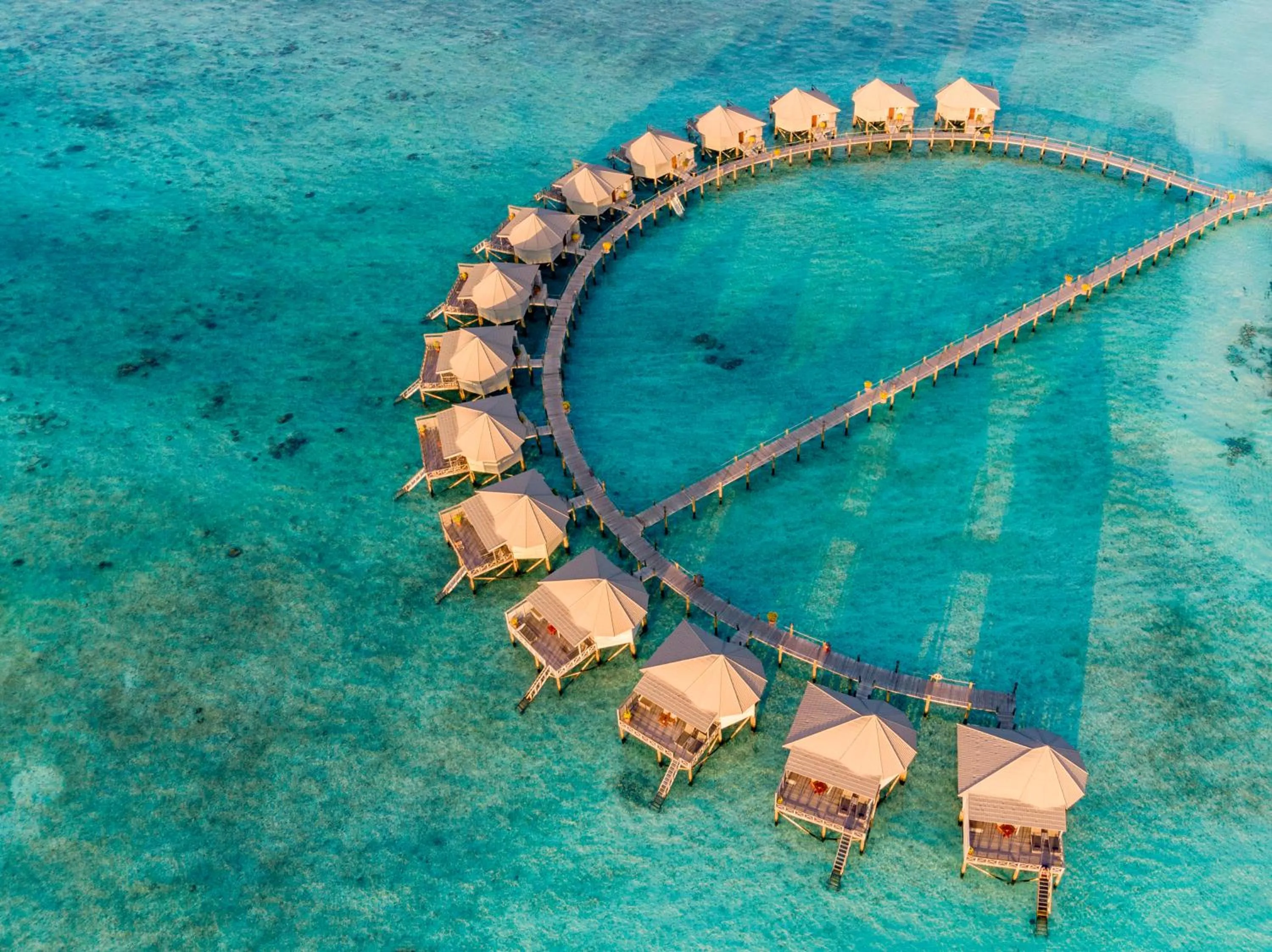 Bird's eye view in Komandoo Island Resort & Spa