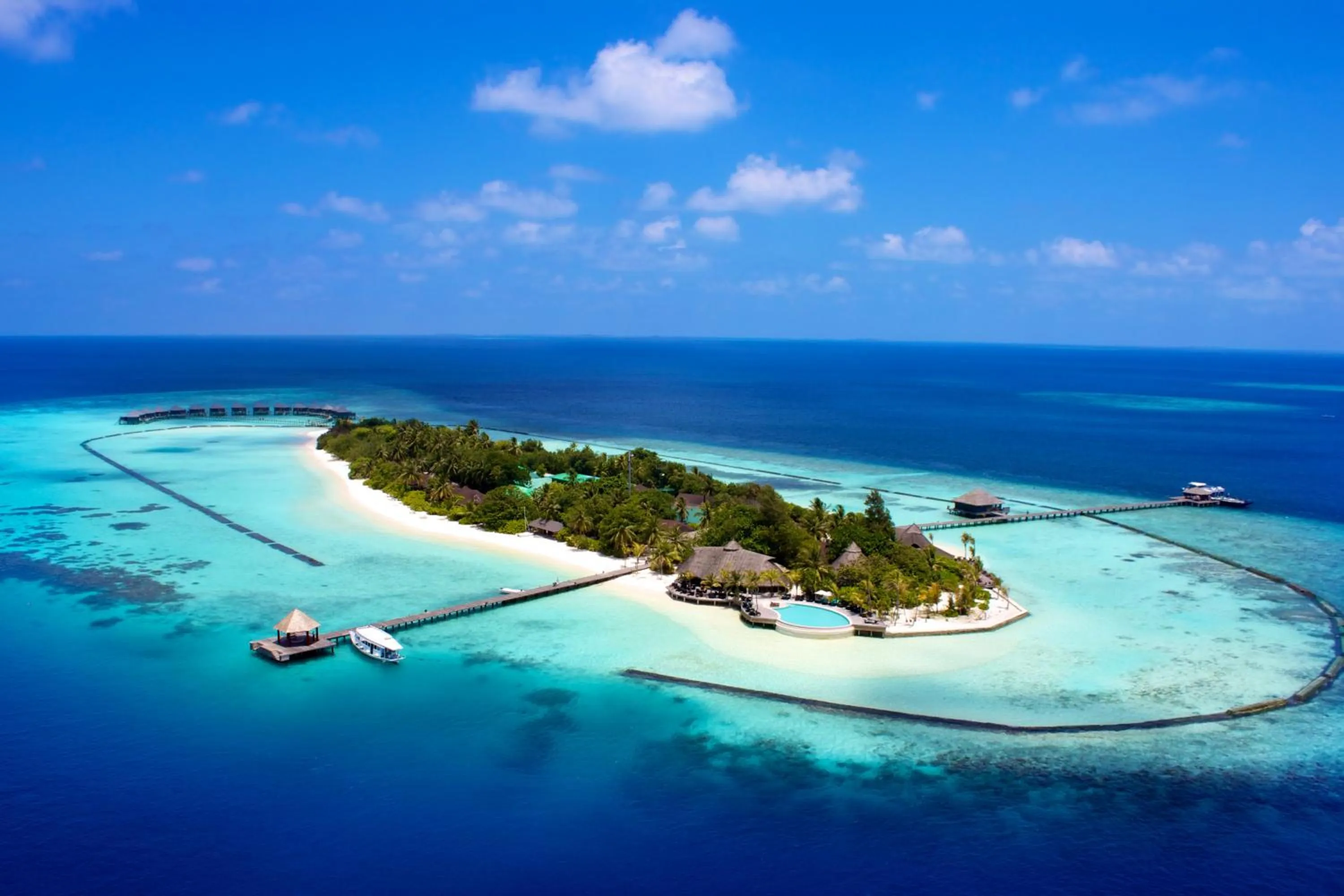Bird's eye view in Komandoo Island Resort & Spa
