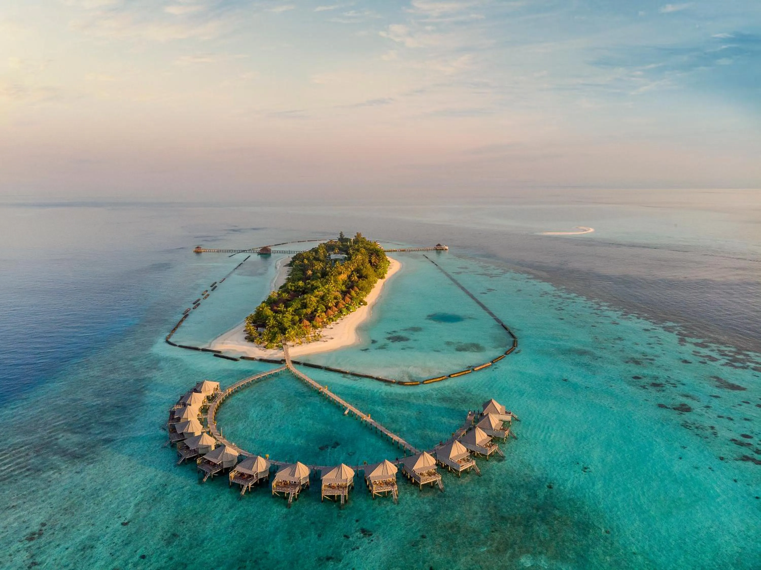 Bird's eye view in Komandoo Island Resort & Spa