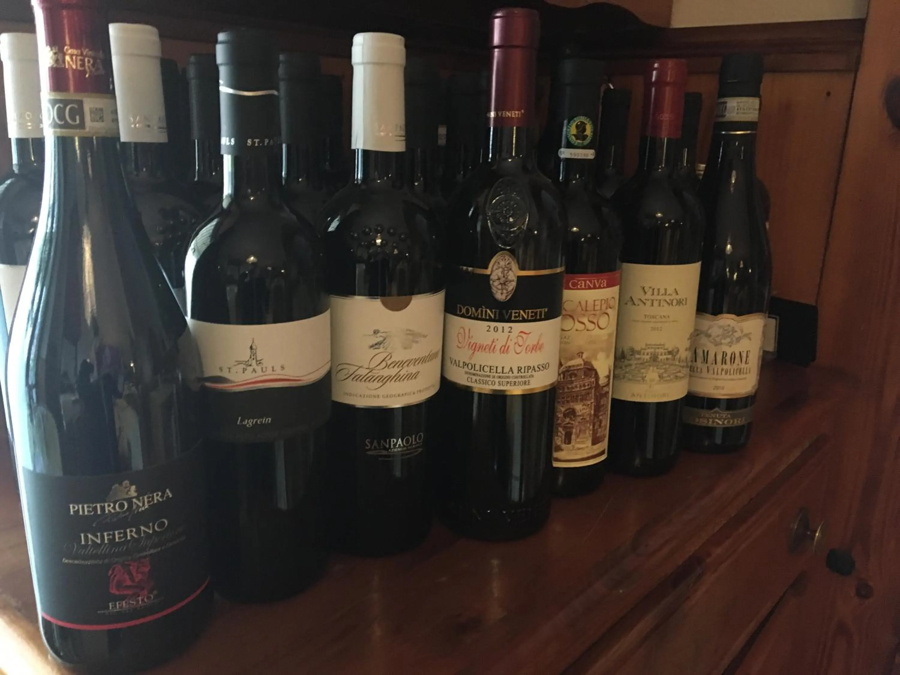 Alcoholic drinks in Hotel Americana