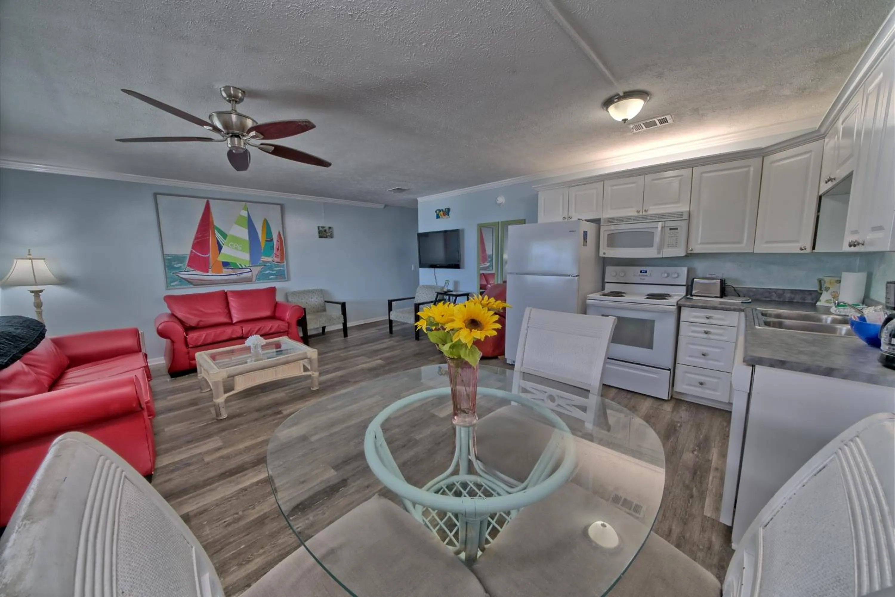 Living room in Pineapple Villas