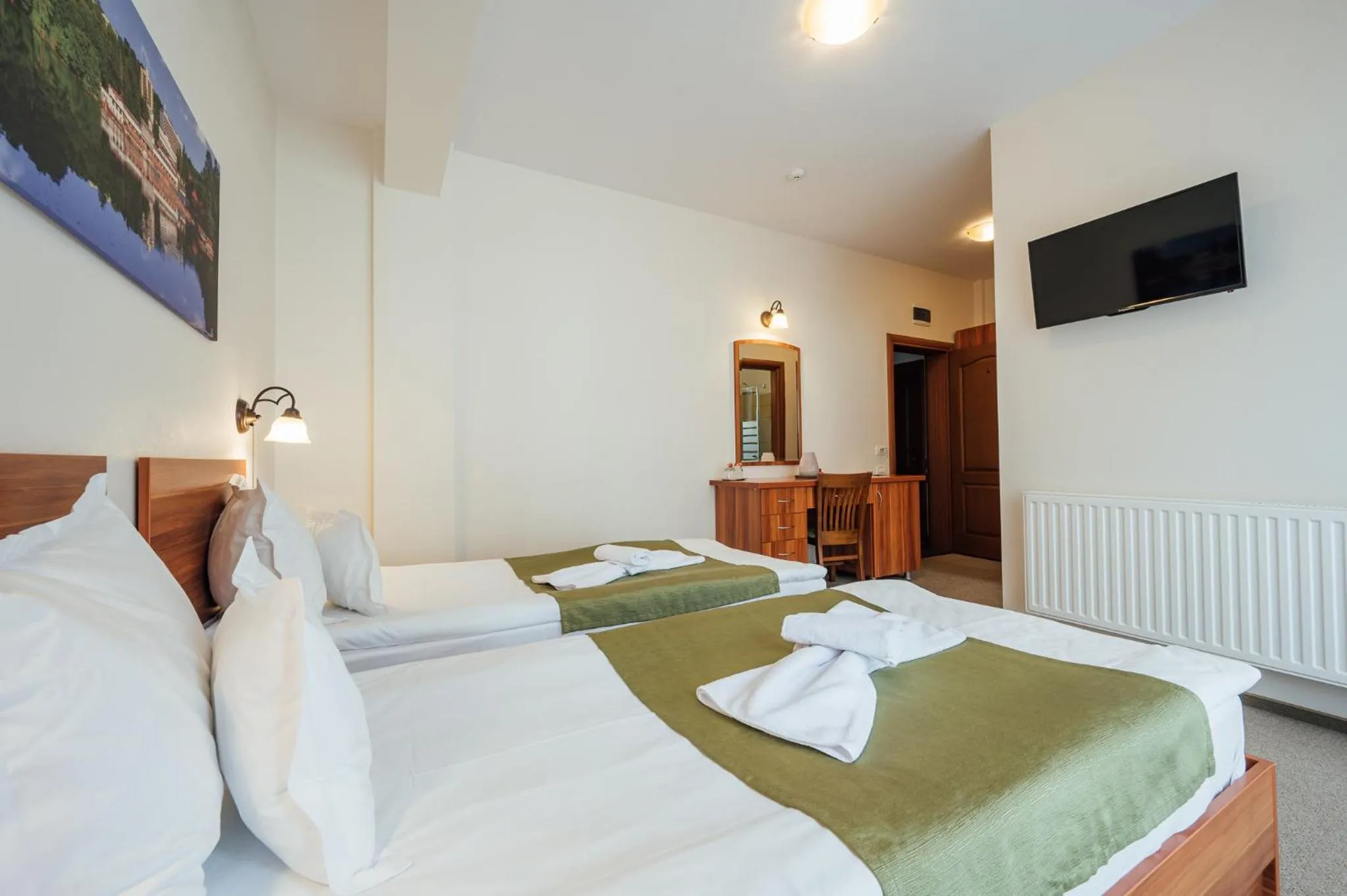 Bed in Pensiunea Comfort