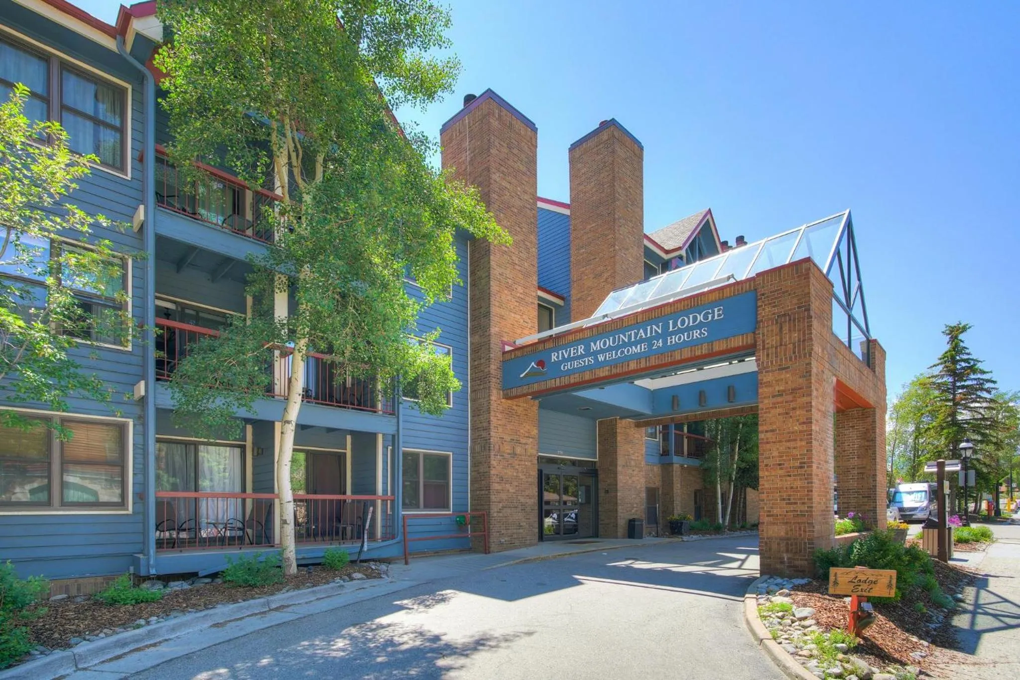 Property building in River Mountain Lodge, A Vail Resorts Property