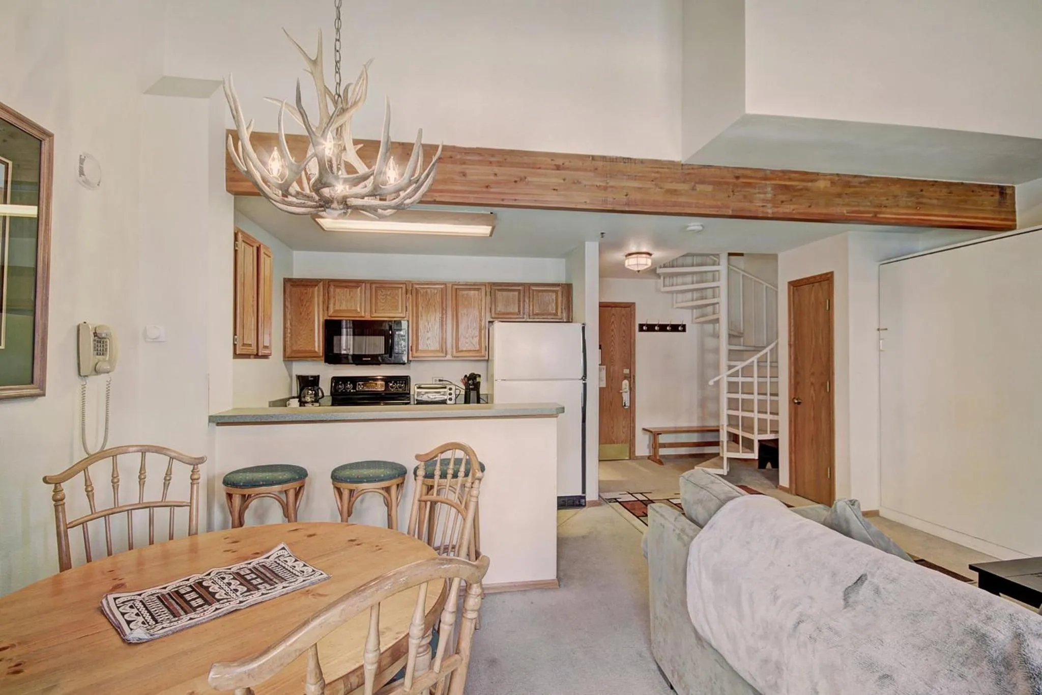 Living room in River Mountain Lodge, A Vail Resorts Property