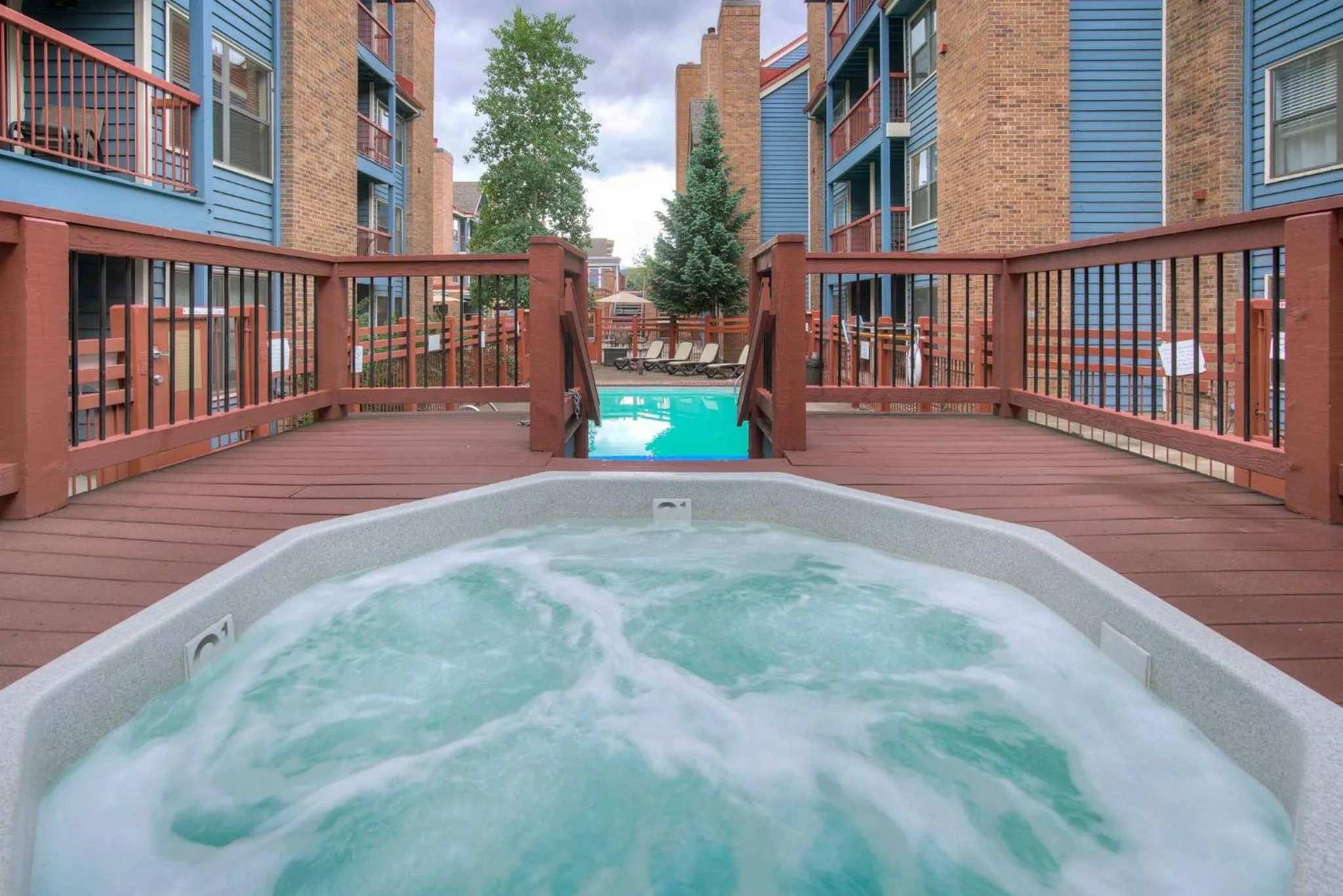 Swimming pool in River Mountain Lodge, A Vail Resorts Property