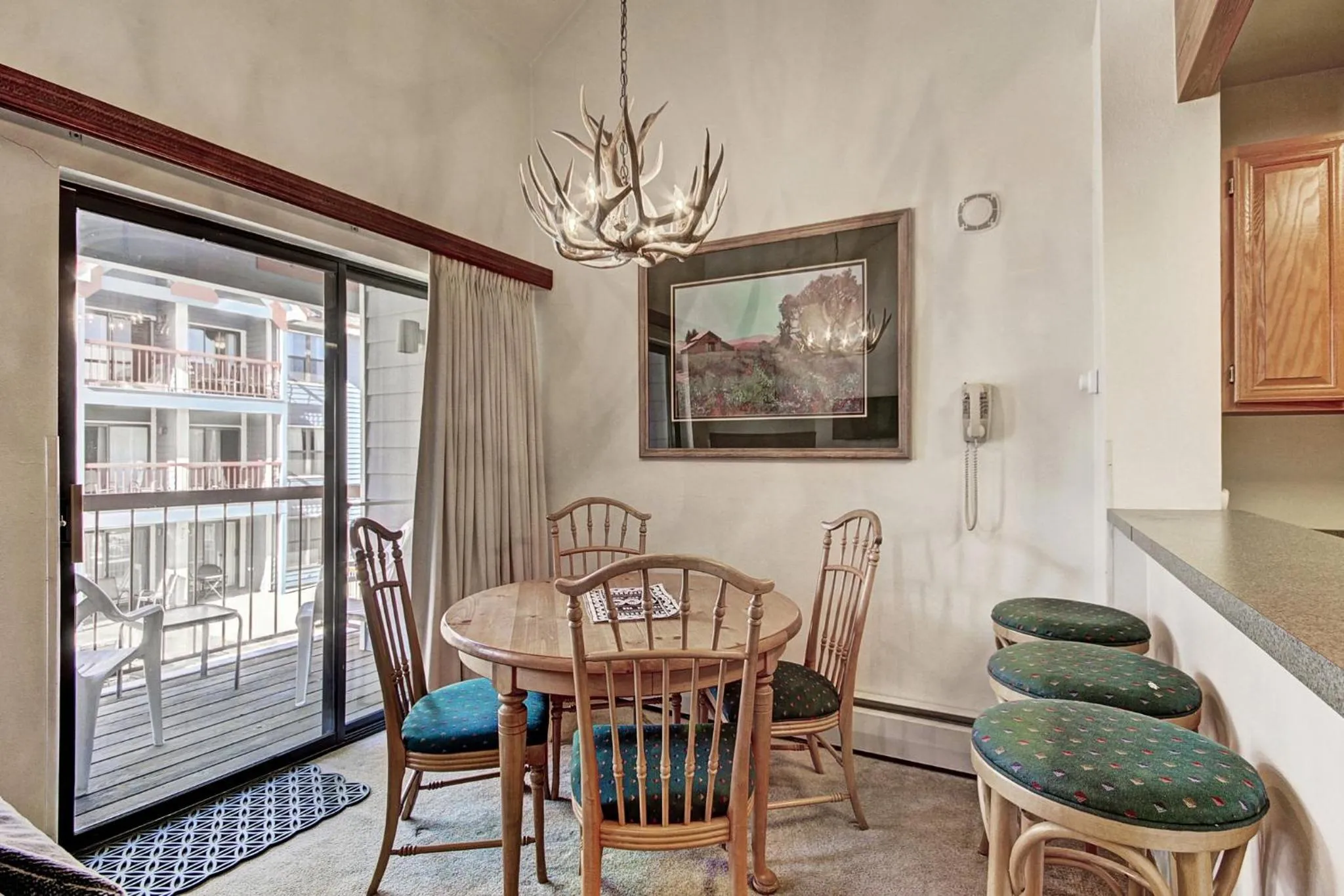 Dining area in River Mountain Lodge, A Vail Resorts Property