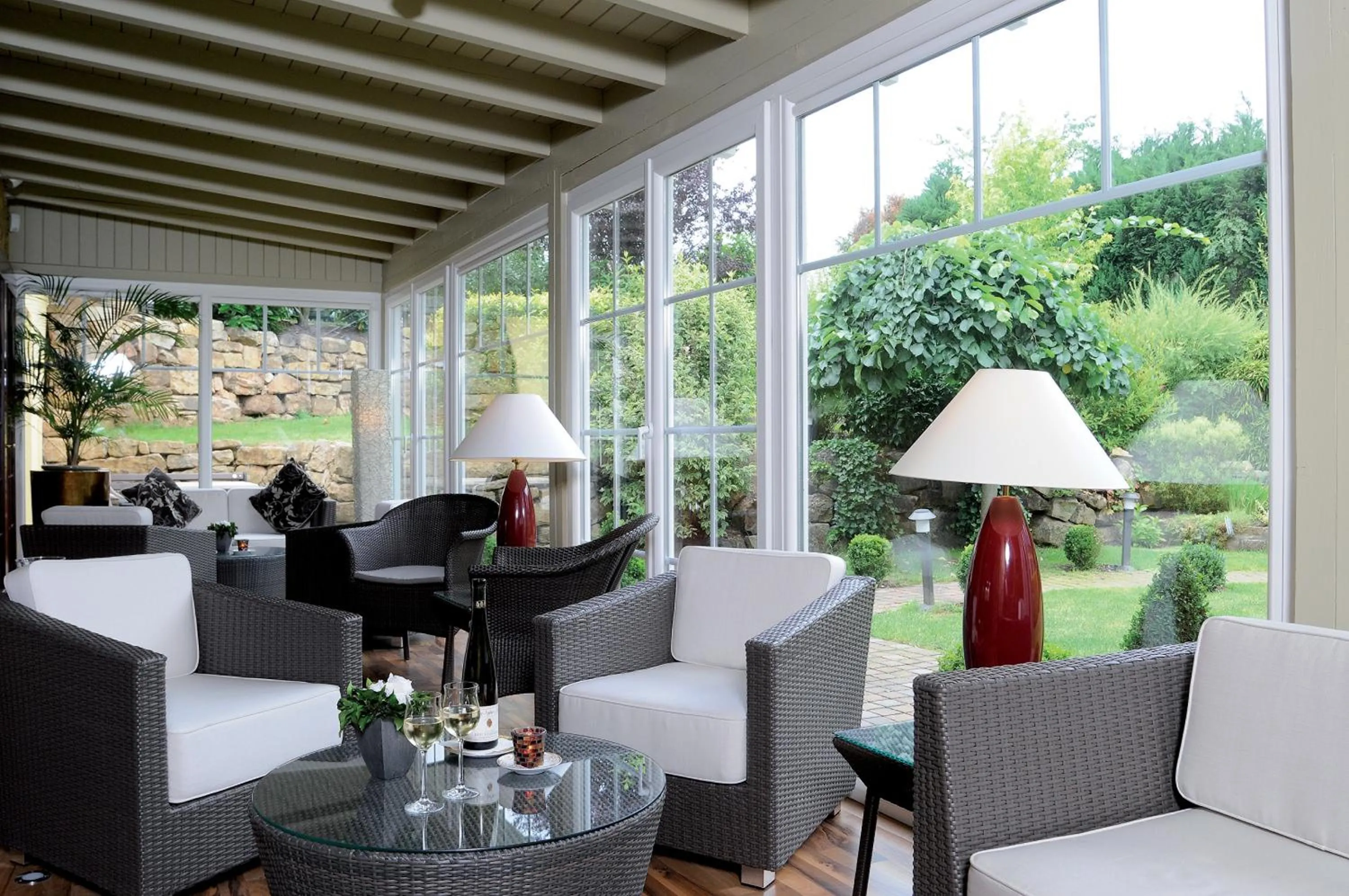 Lounge or bar in Domaine de la Forêt