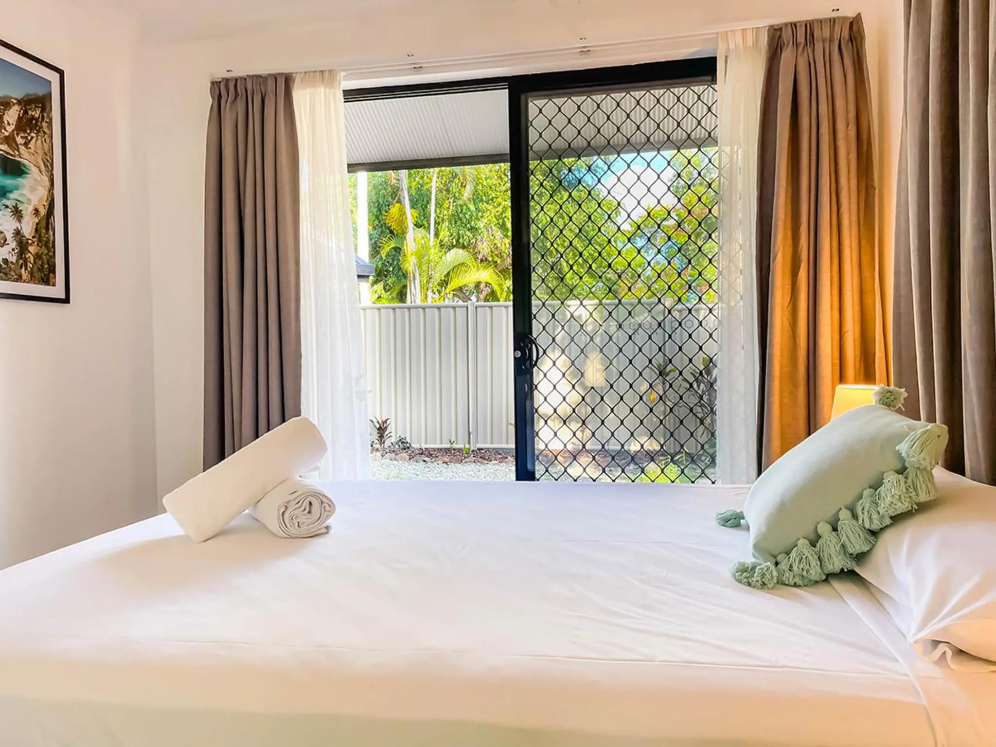 Patio, Bed in Trinity Links Resort