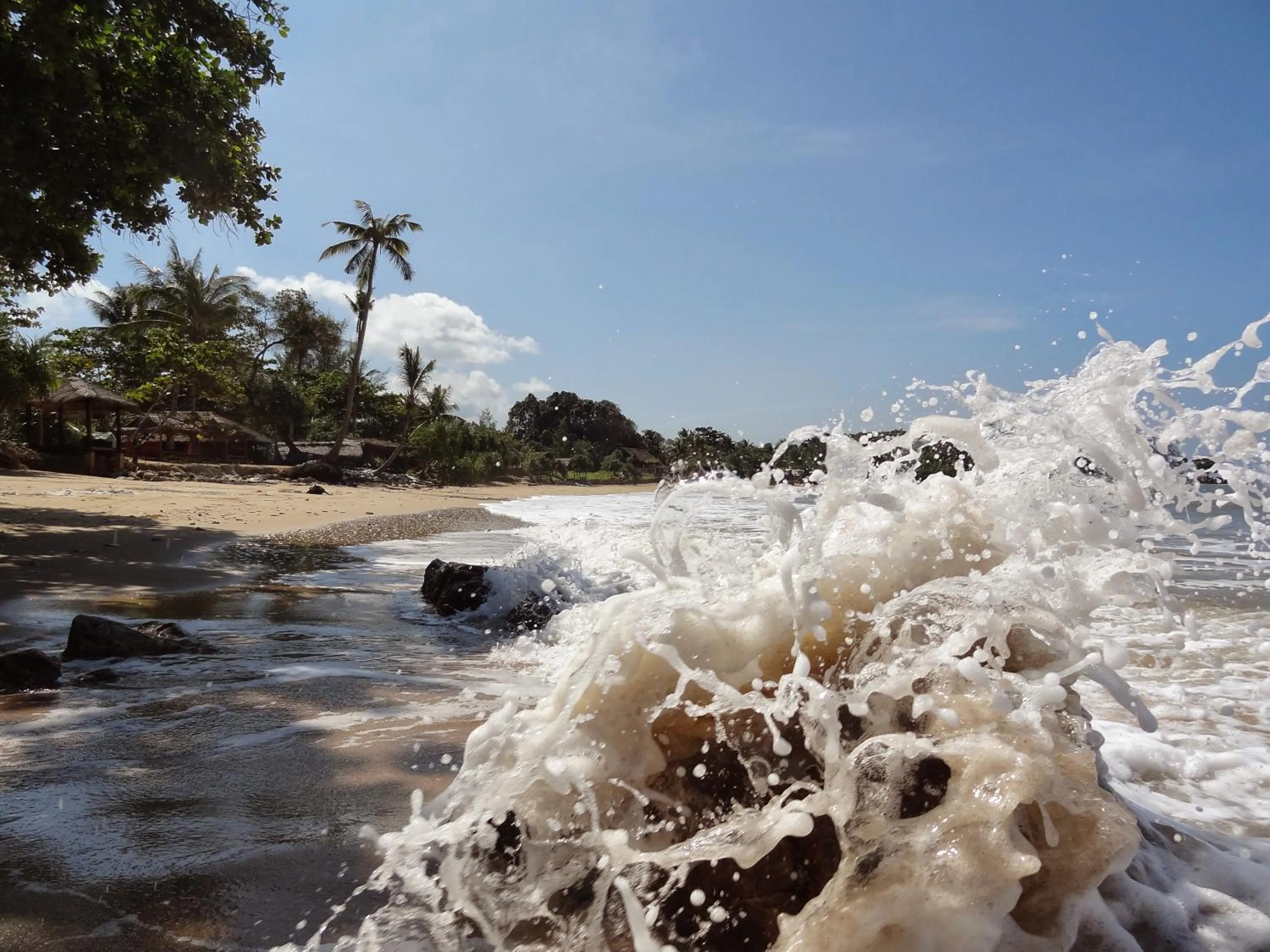 Beach in Lazy Days Bungalows
