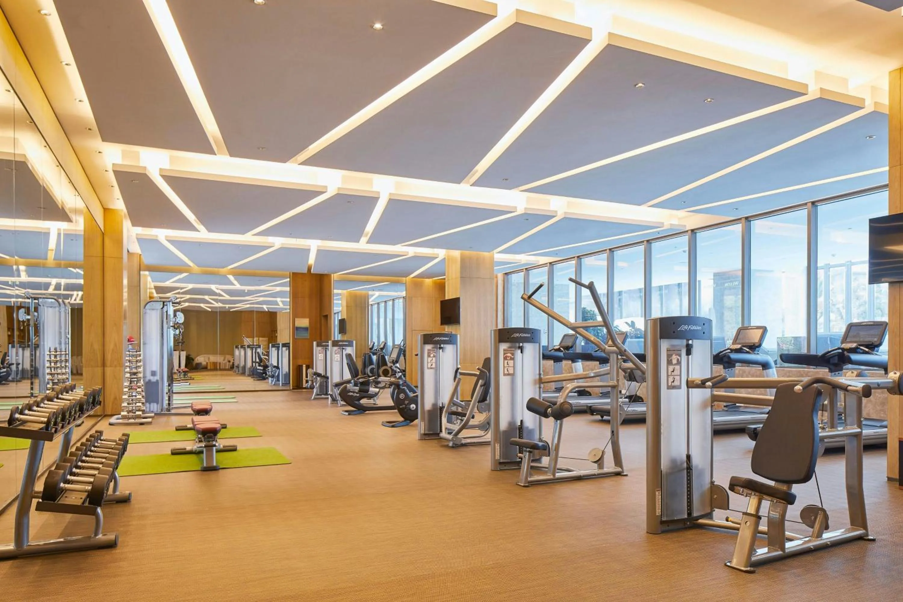 Fitness centre/facilities in The Westin Shimei Bay Resort