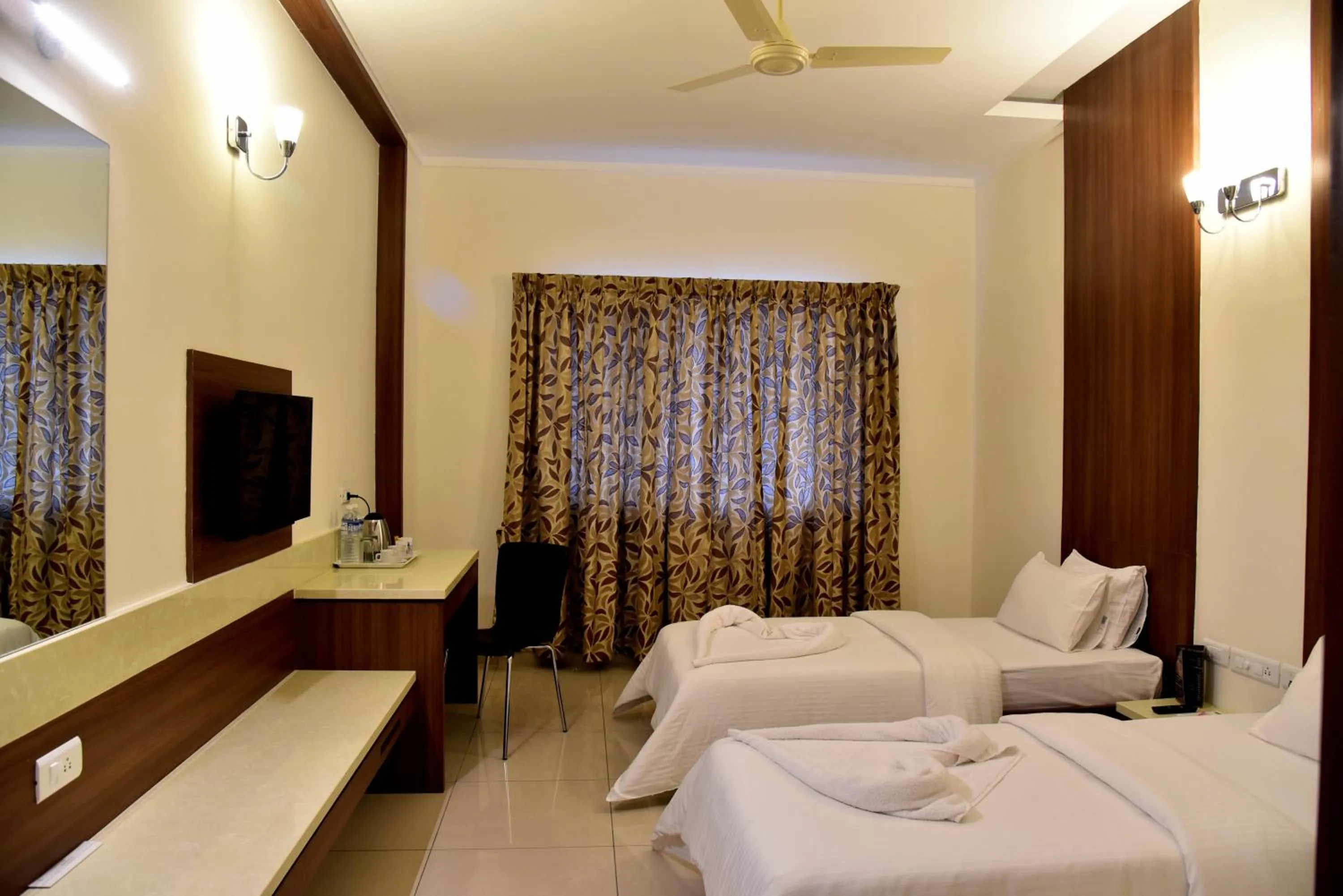 Photo of the whole room, Bed in Rathna Residency