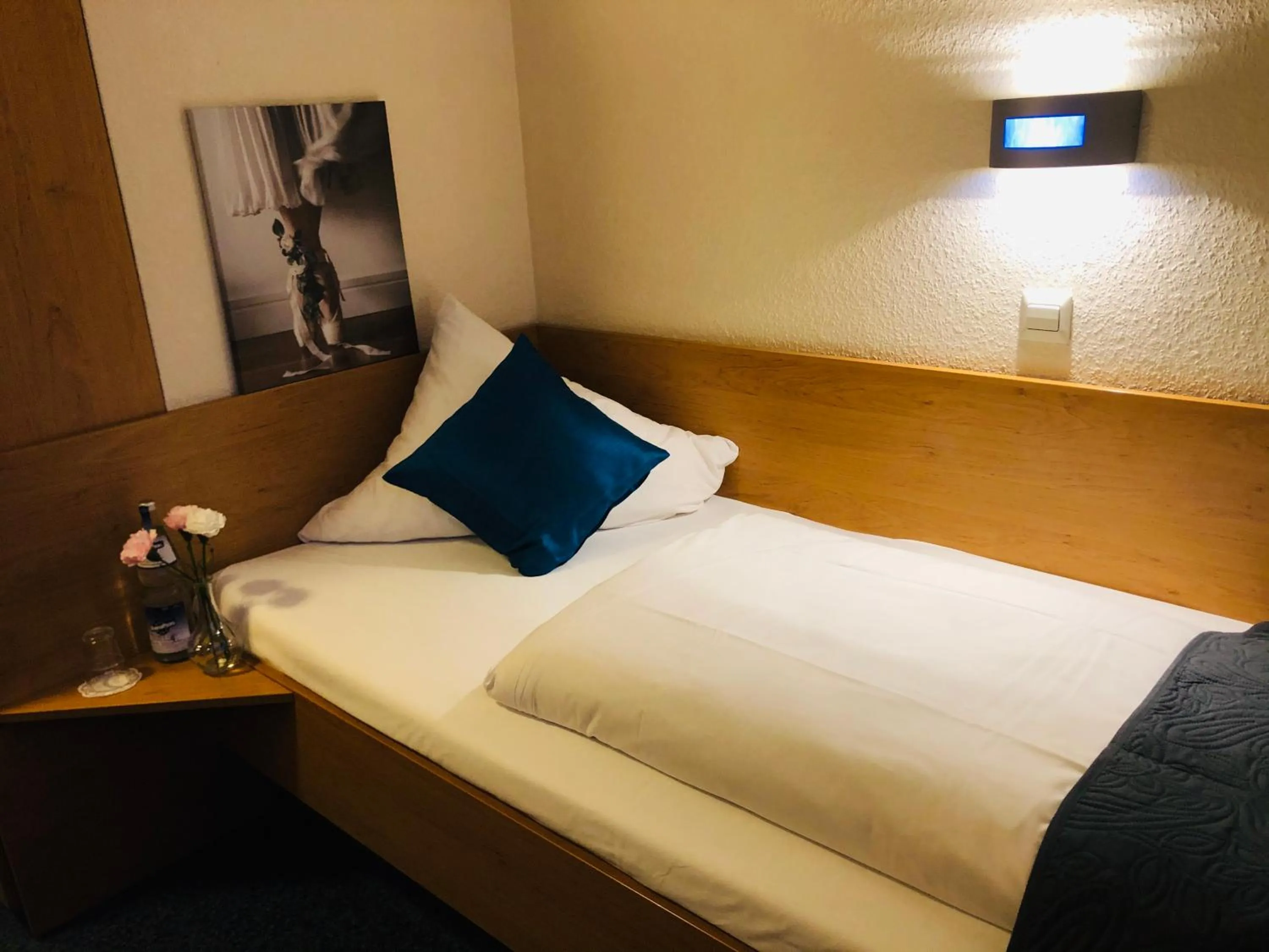 Photo of the whole room, Bed in Hotel Austria Stuttgart-City