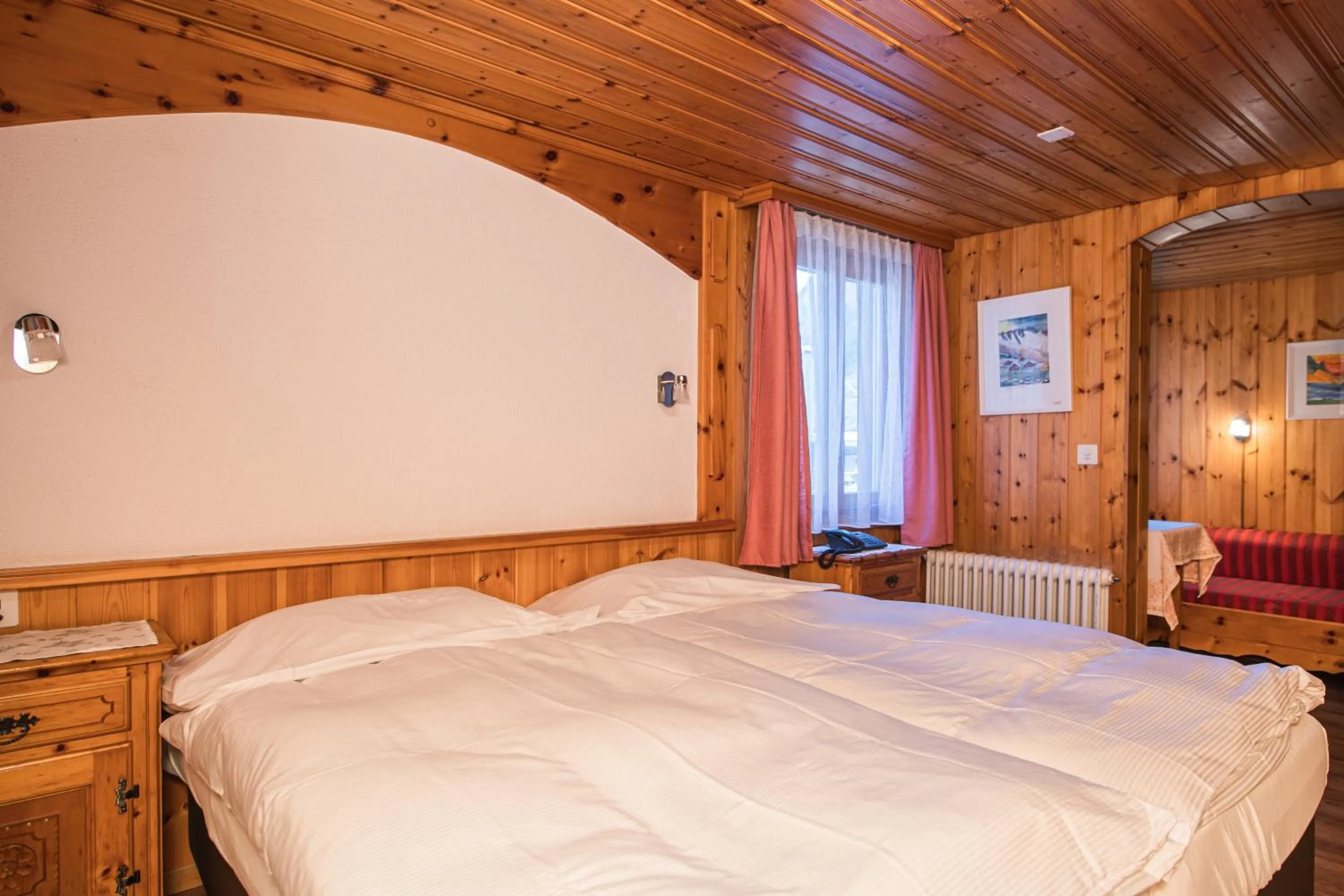 Bed in Hotel Taescherhof