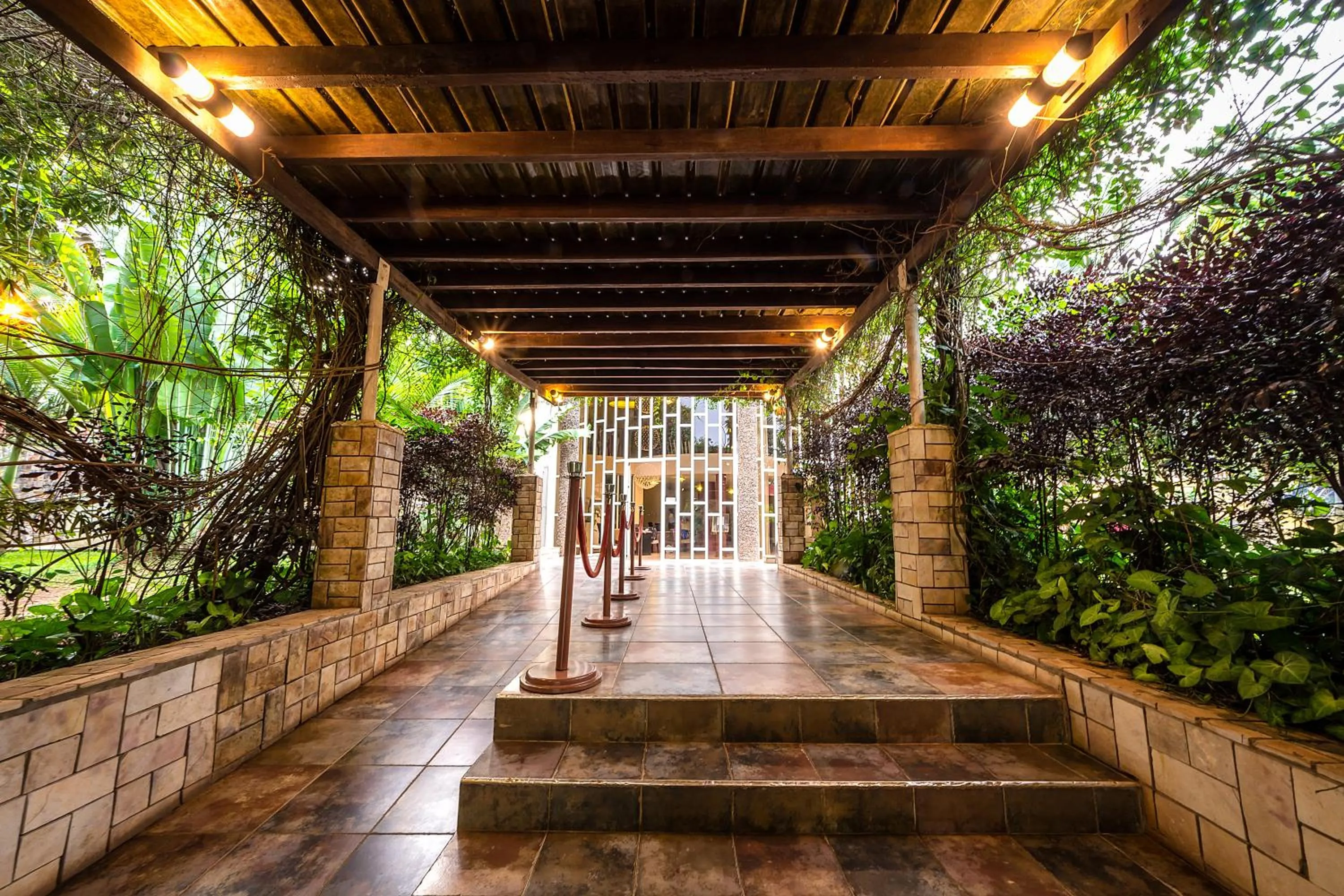 Facade/entrance in Imperial Heights Hotel, Entebbe