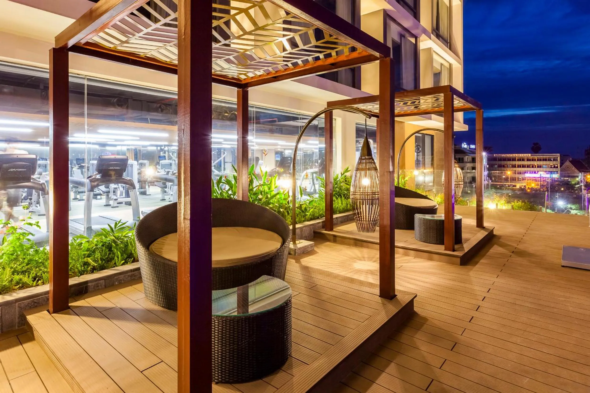 Swimming pool in Crowne Plaza Vientiane by IHG