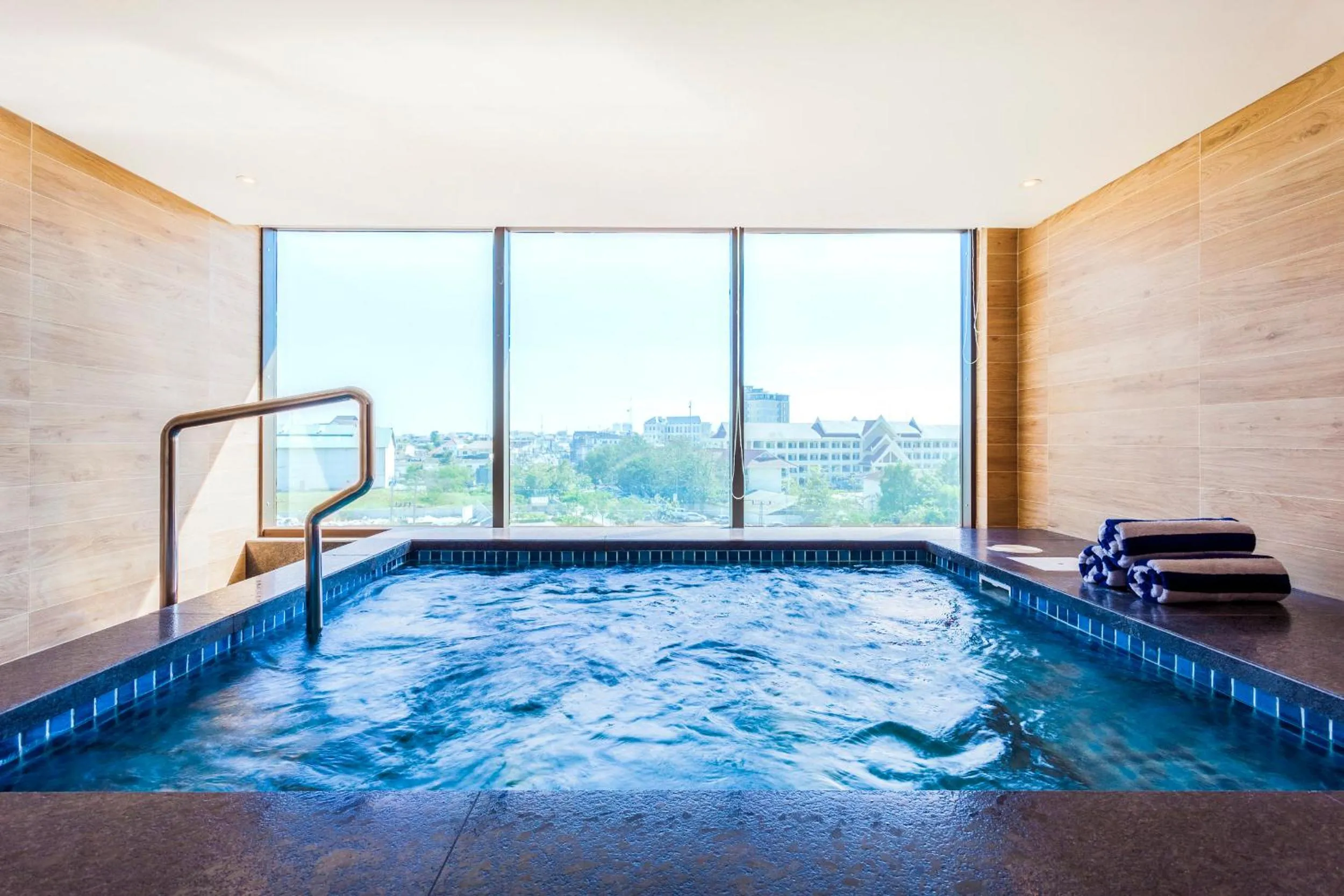 Swimming pool in Crowne Plaza Vientiane by IHG