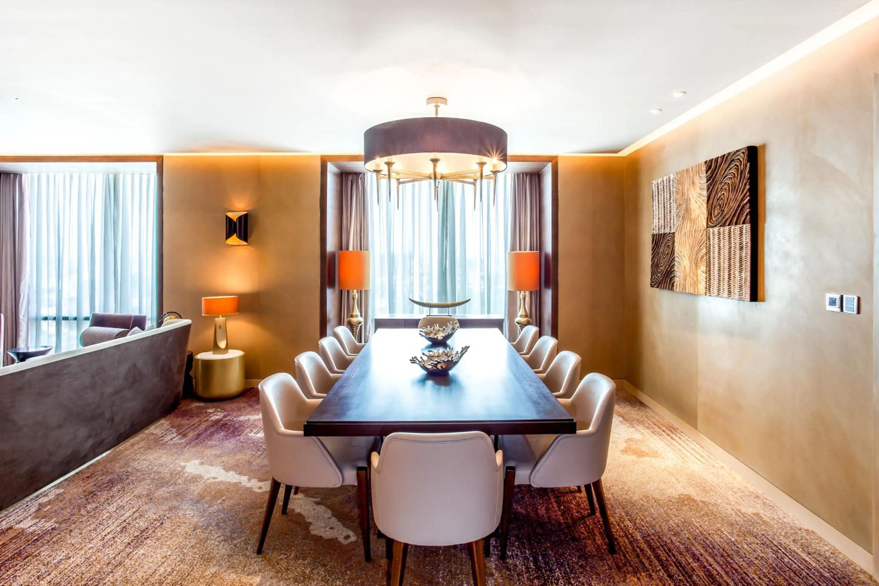 Dining area in Crowne Plaza Vientiane by IHG