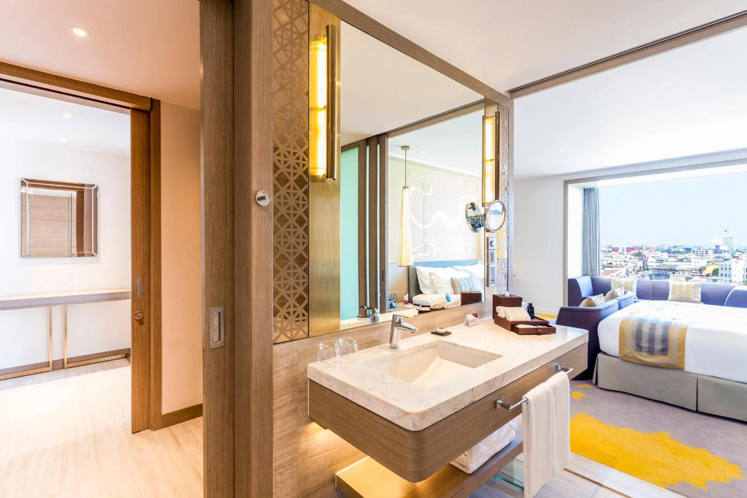 Photo of the whole room, Bed in Crowne Plaza Vientiane by IHG