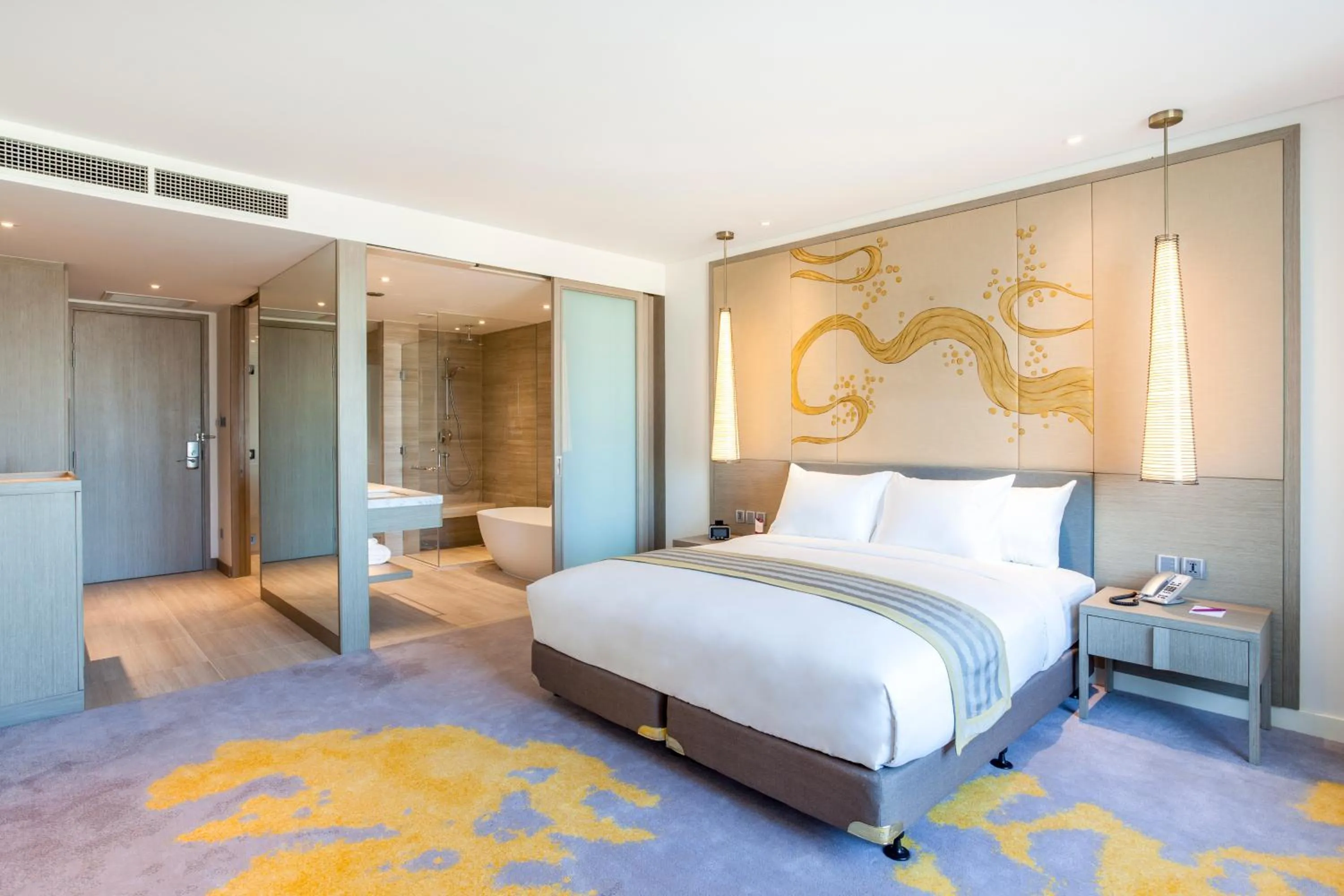 Bed in Crowne Plaza Vientiane by IHG