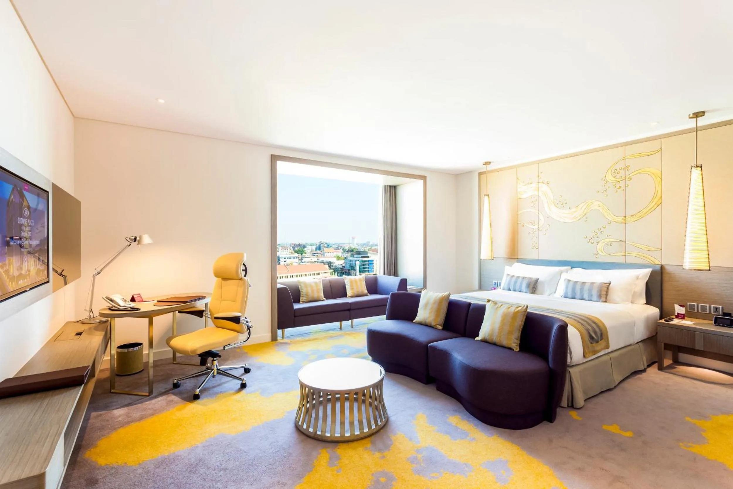 Photo of the whole room, Bed in Crowne Plaza Vientiane by IHG