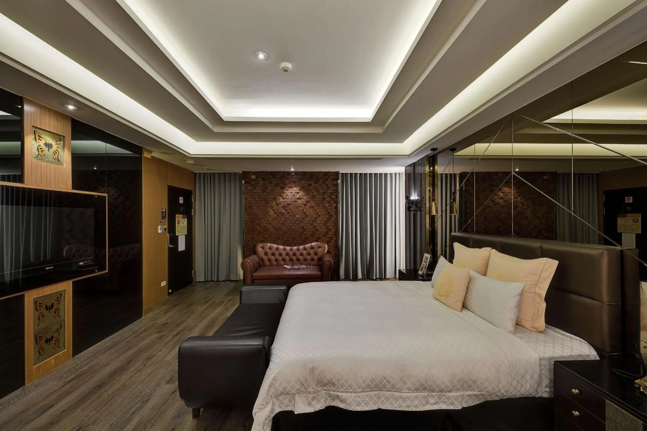 Bed in Merry Day Motel Zhonghe Branch