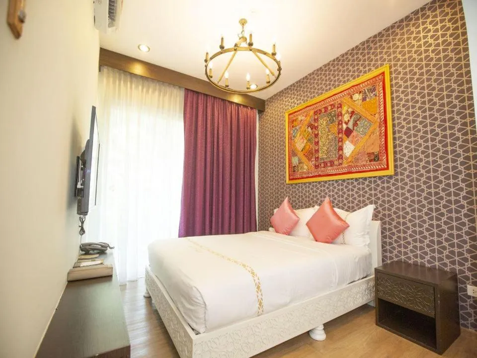 Bed in The Grand Morocc Hotel