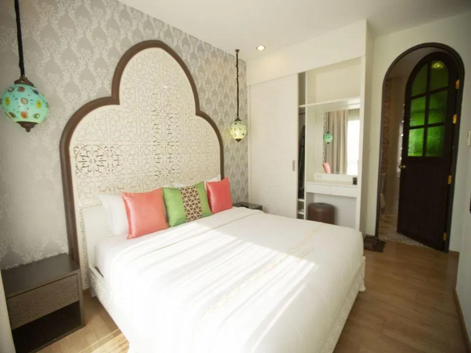 Bed in The Grand Morocc Hotel