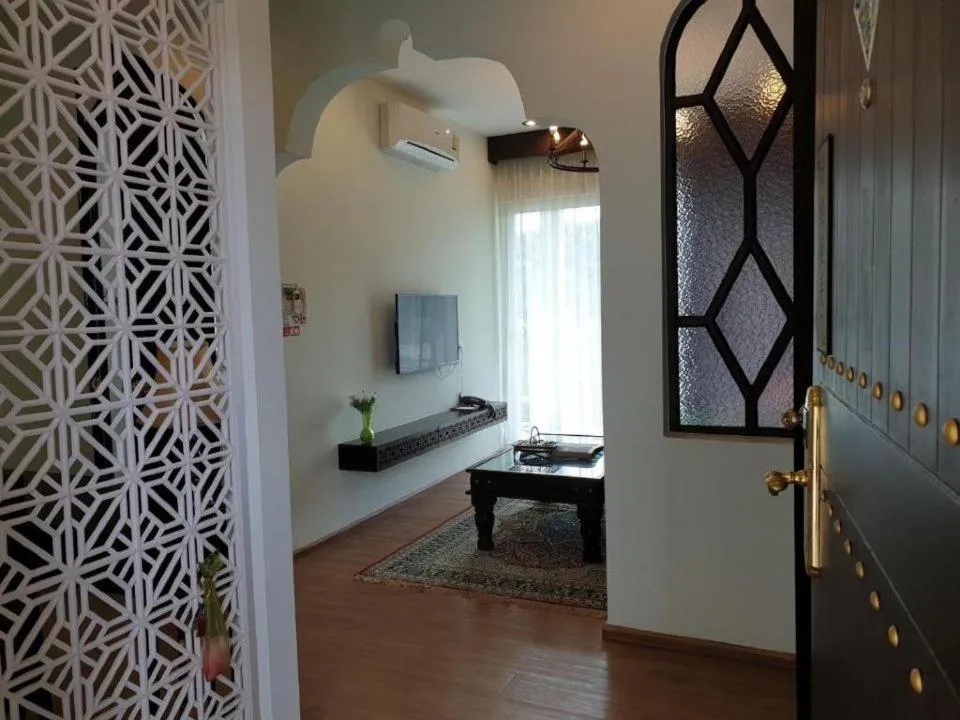 Bed in The Grand Morocc Hotel